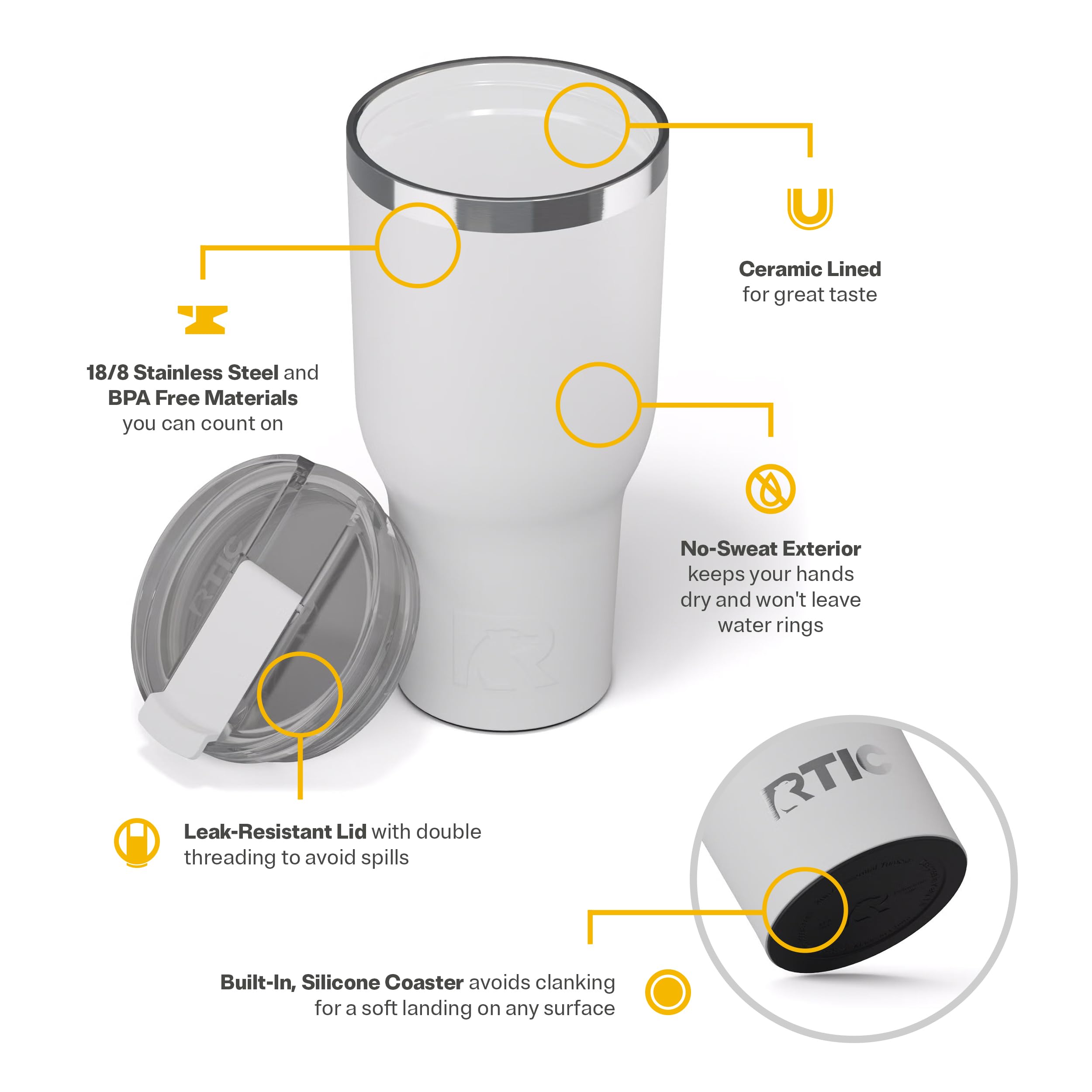 Foto 5 pulgar | Termo RTIC 1,18 L - Venta Internacional