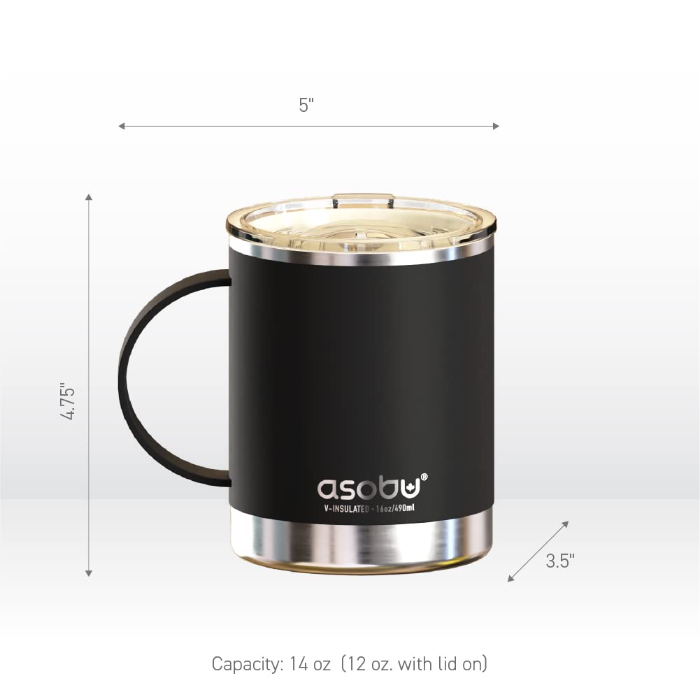 Foto 7 | Taza De Viaje Asobu Coffee Express, 350 Ml, Con Revestimiento Cerámico - Venta Internacional.
