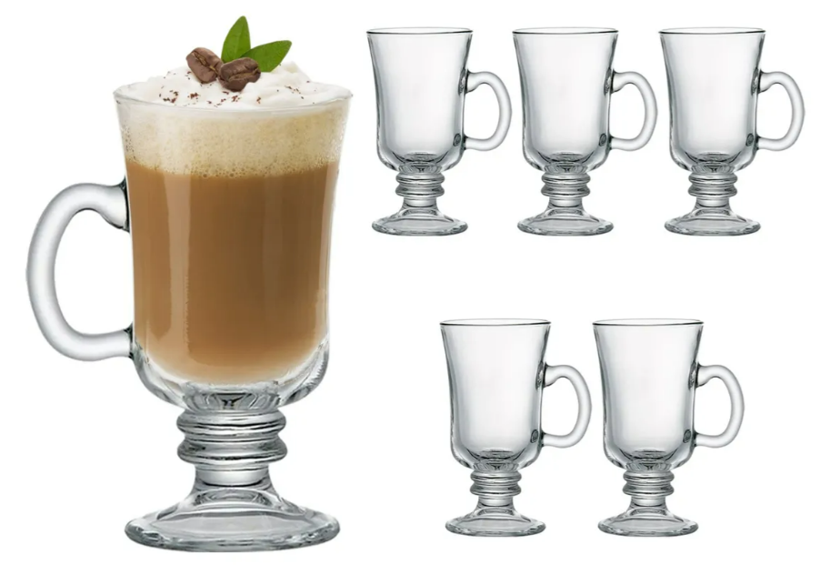 Foto 3 | Set Xtellar De 6 Piezas Copas Tarro Taza Café Capuchino 9.2oz 260ml