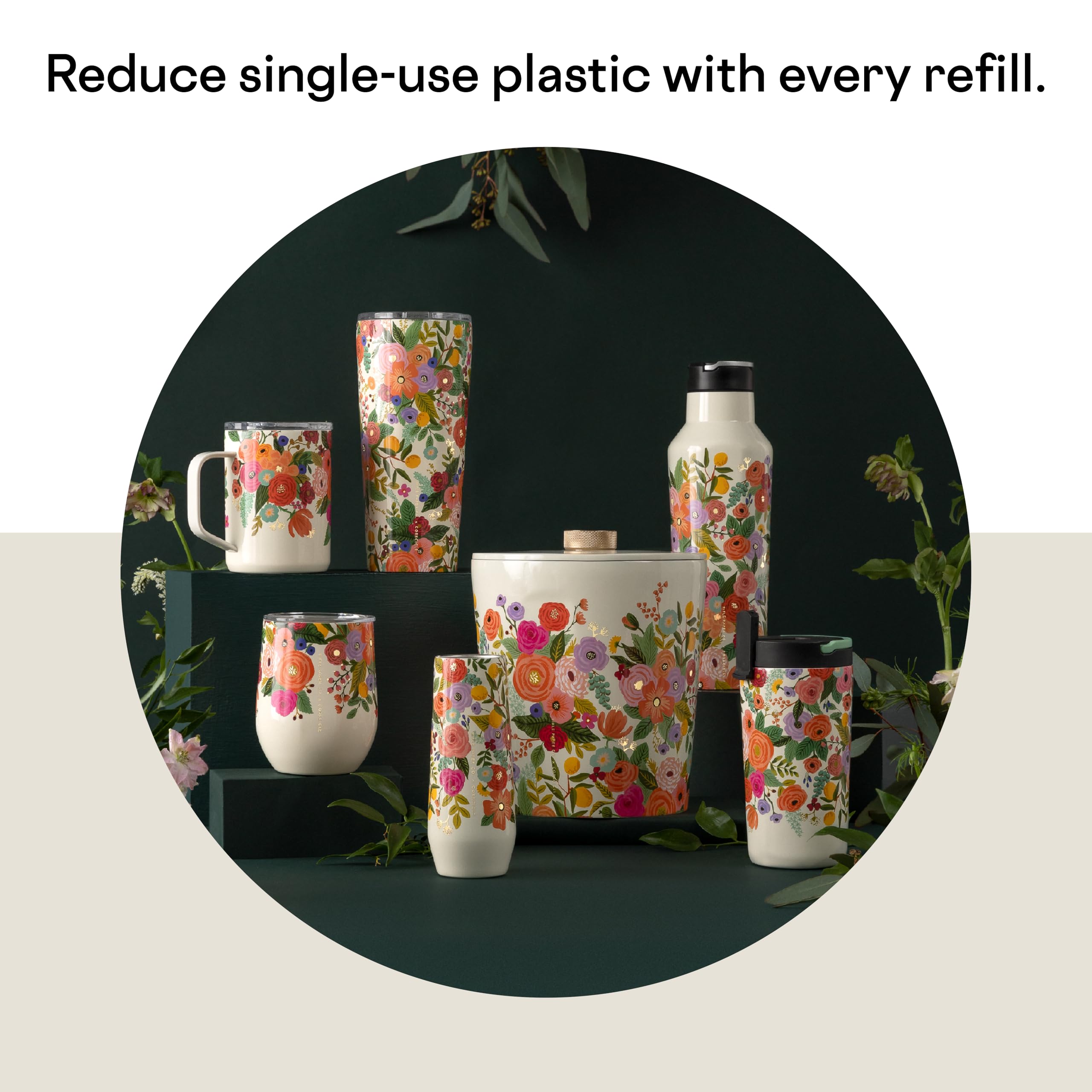 Foto 7 pulgar | Flauta Corkcicle, Sin Tallo, Triple Aislante, 200 Ml, Fiesta En El Jardín - Venta Internacional.