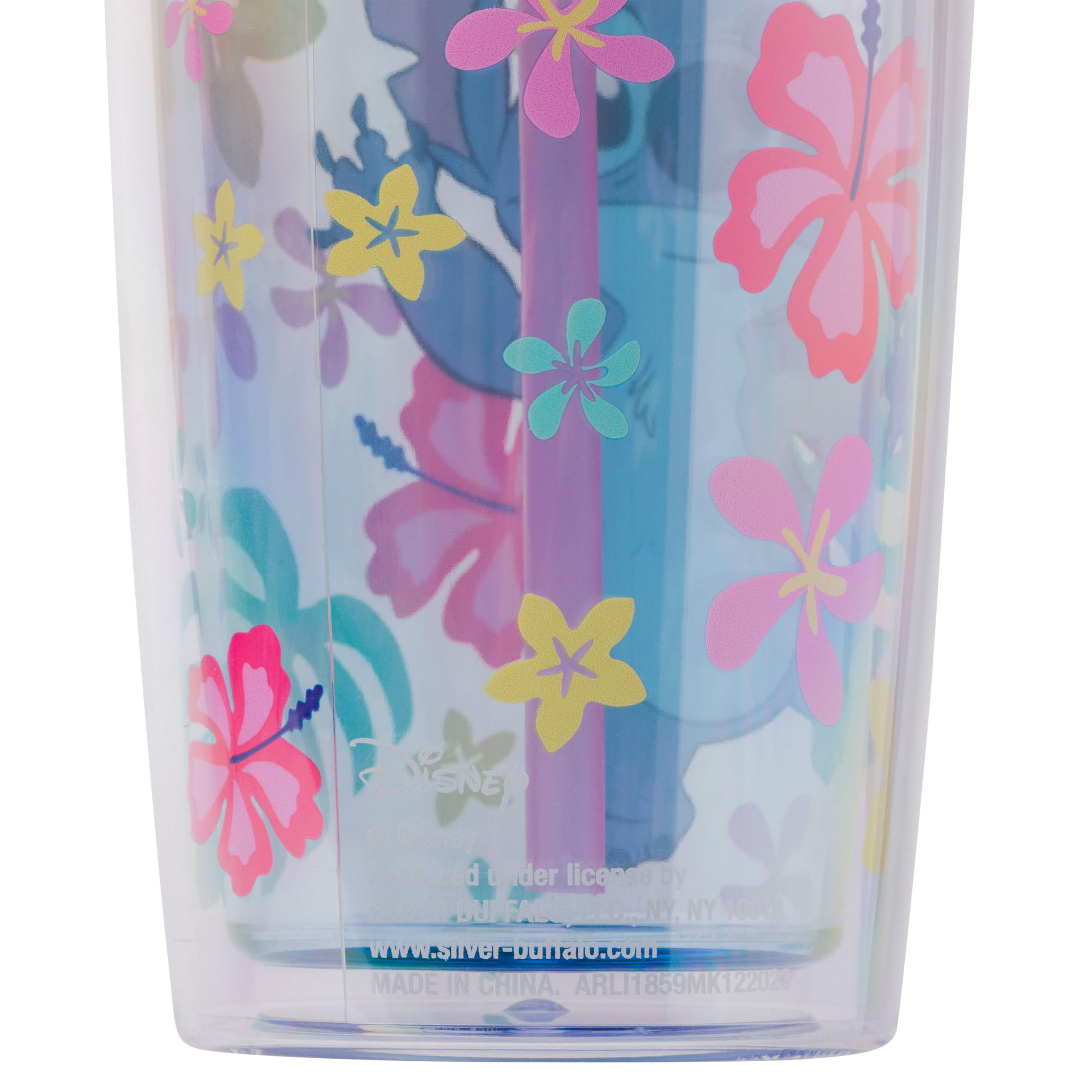 Foto 3 pulgar | Vaso Plateado Buffalo Disney Lilo And Stitch «aloha» De 600 Ml - Venta Internacional.