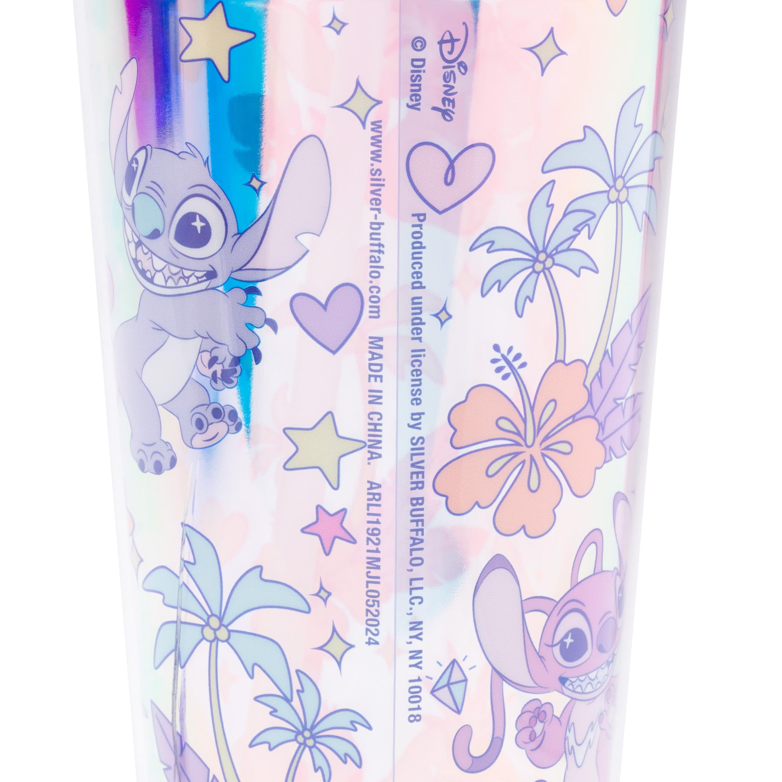 Foto 3 pulgar | Copa Cold Cup Silver Buffalo Disney Lilo And Stitch 710 Ml - Venta Internacional.