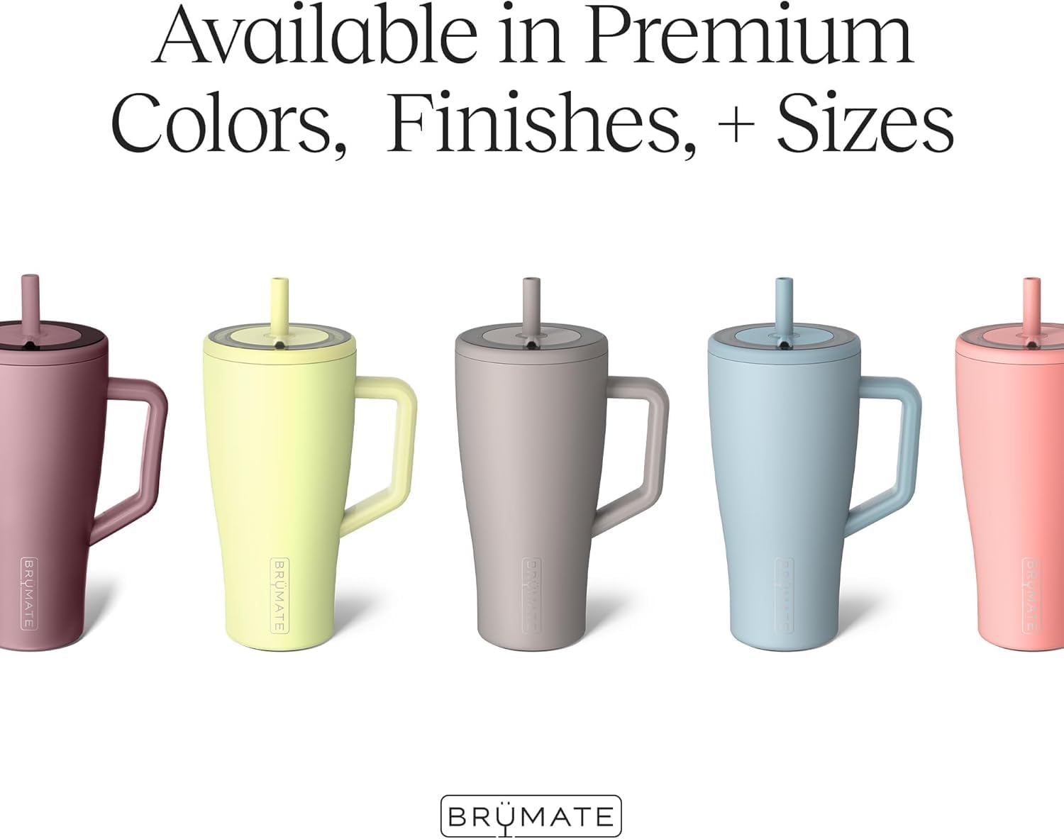 Foto 4 pulgar | Vaso Brümate Era De 900 Ml Con Asa, Pajita Y Tapa, Color Lavanda - Venta Internacional.