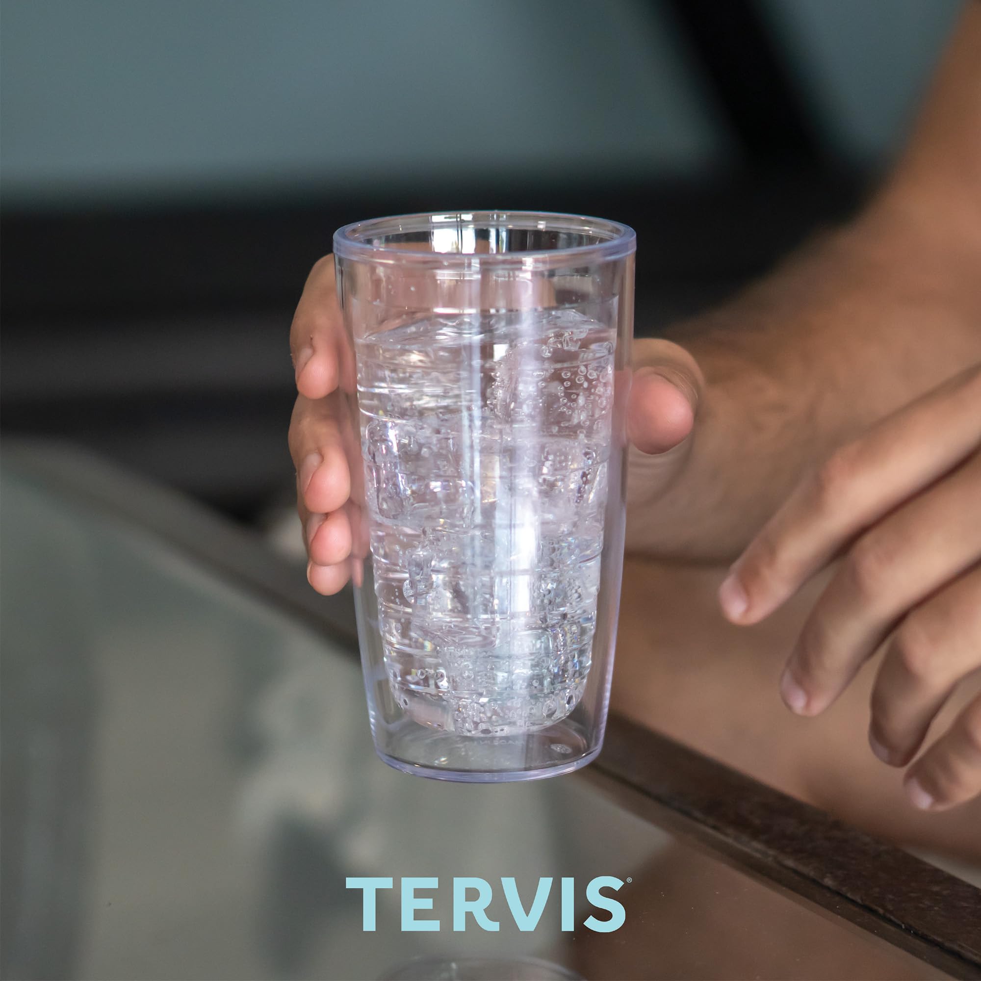Foto 7 pulgar | Vaso Tervis Transparente Y Colorido De Doble Pared, 470 Ml, Con Tapa - Venta Internacional.