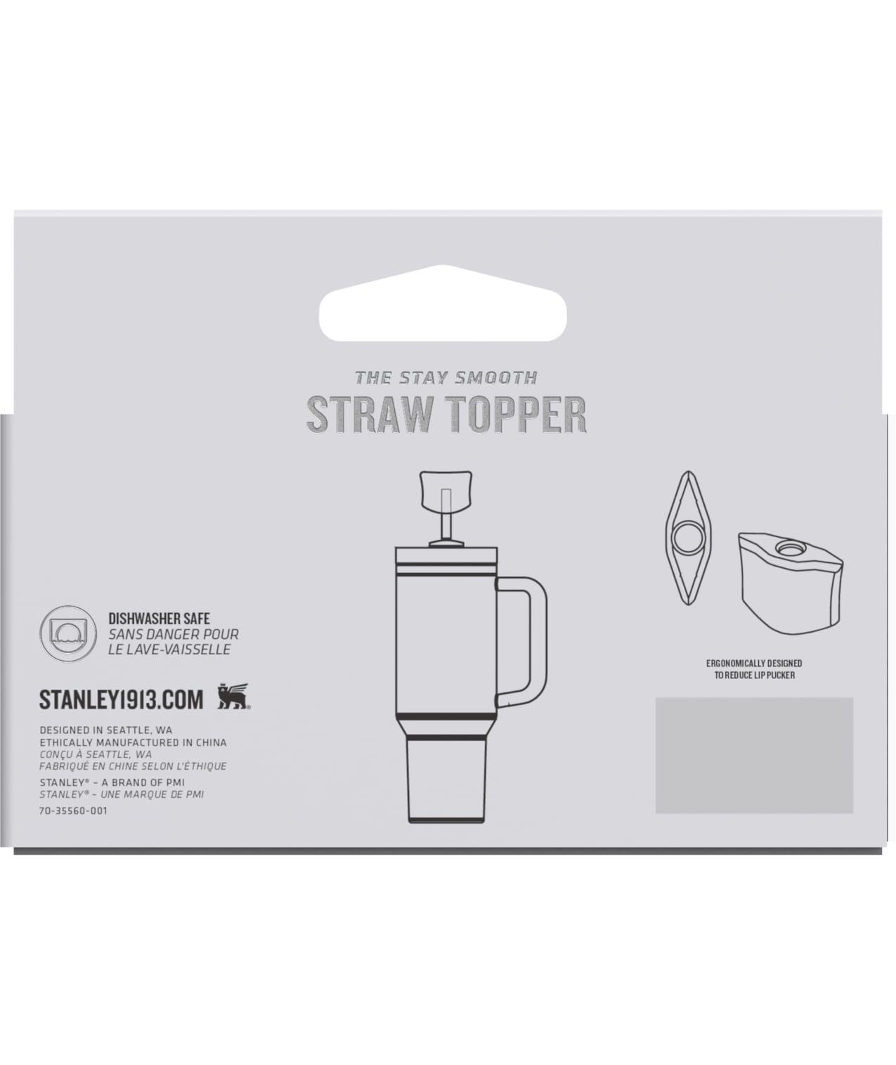 Foto 4 pulgar | Adorno Con Pajita Stanley Quencher Stay Smooth Pink Dusk, Paquete De 2 - Venta Internacional.
