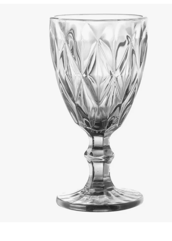 Foto 3 | Copa Xtellar de Vino Cristal Grabado Vidriera Vintage 6 piezas