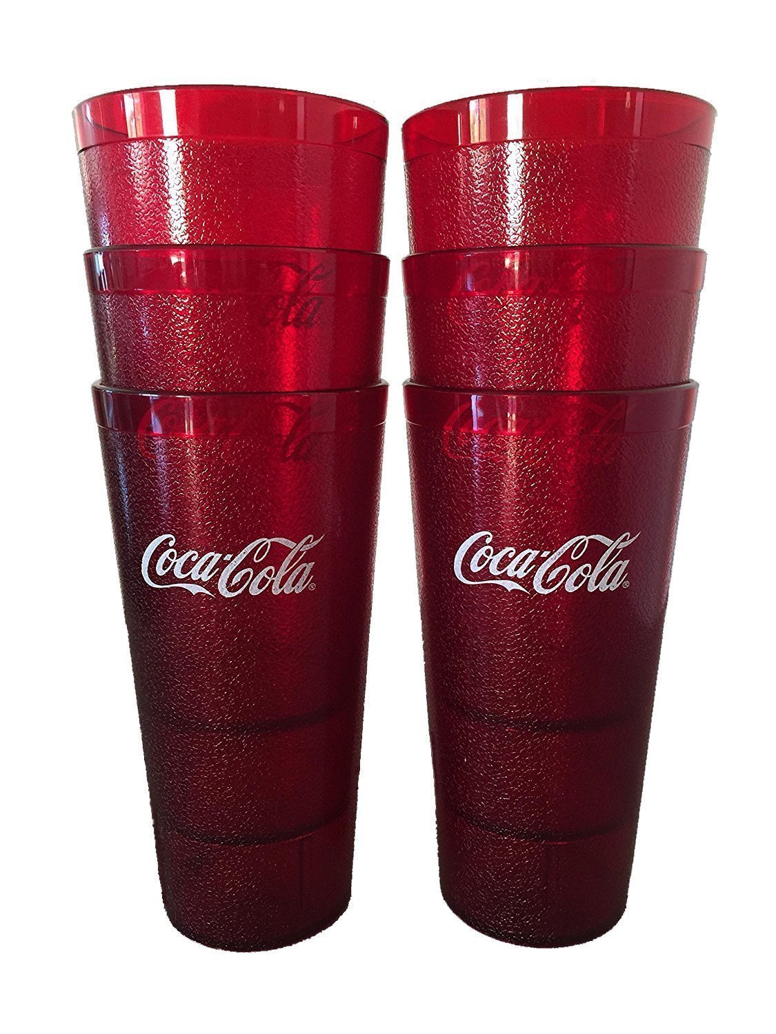 Foto 2 pulgar | Vasos Coca-cola Supply Depot Restaurant  473 Ml  De Plástico Rojo - Venta Internacional.