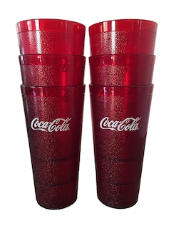 Foto 1 | Vasos Coca-cola Supply Depot Restaurant 473 Ml De Plástico Rojo - Venta Internacional.