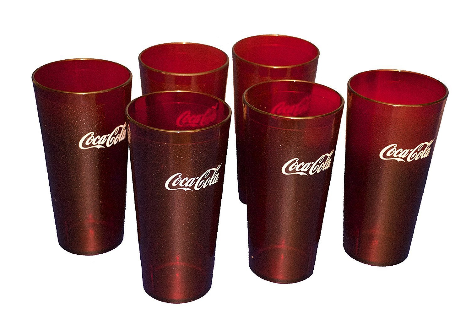 Foto 3 pulgar | Vasos Coca-cola Supply Depot Restaurant  473 Ml  De Plástico Rojo - Venta Internacional.