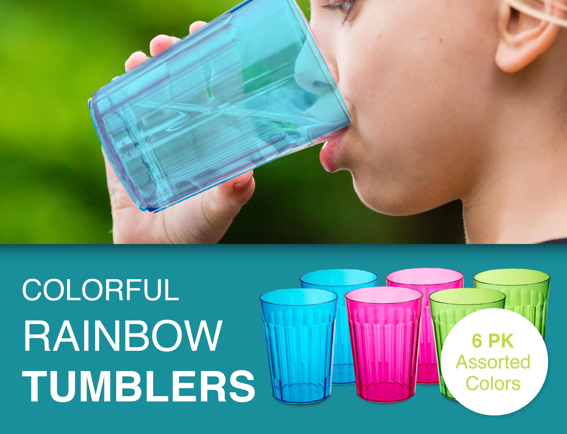 Foto 4 pulgar | Vaso De Plástico Arrow Home Products Rainbow  180 Ml  Juego De 6 - Venta Internacional.