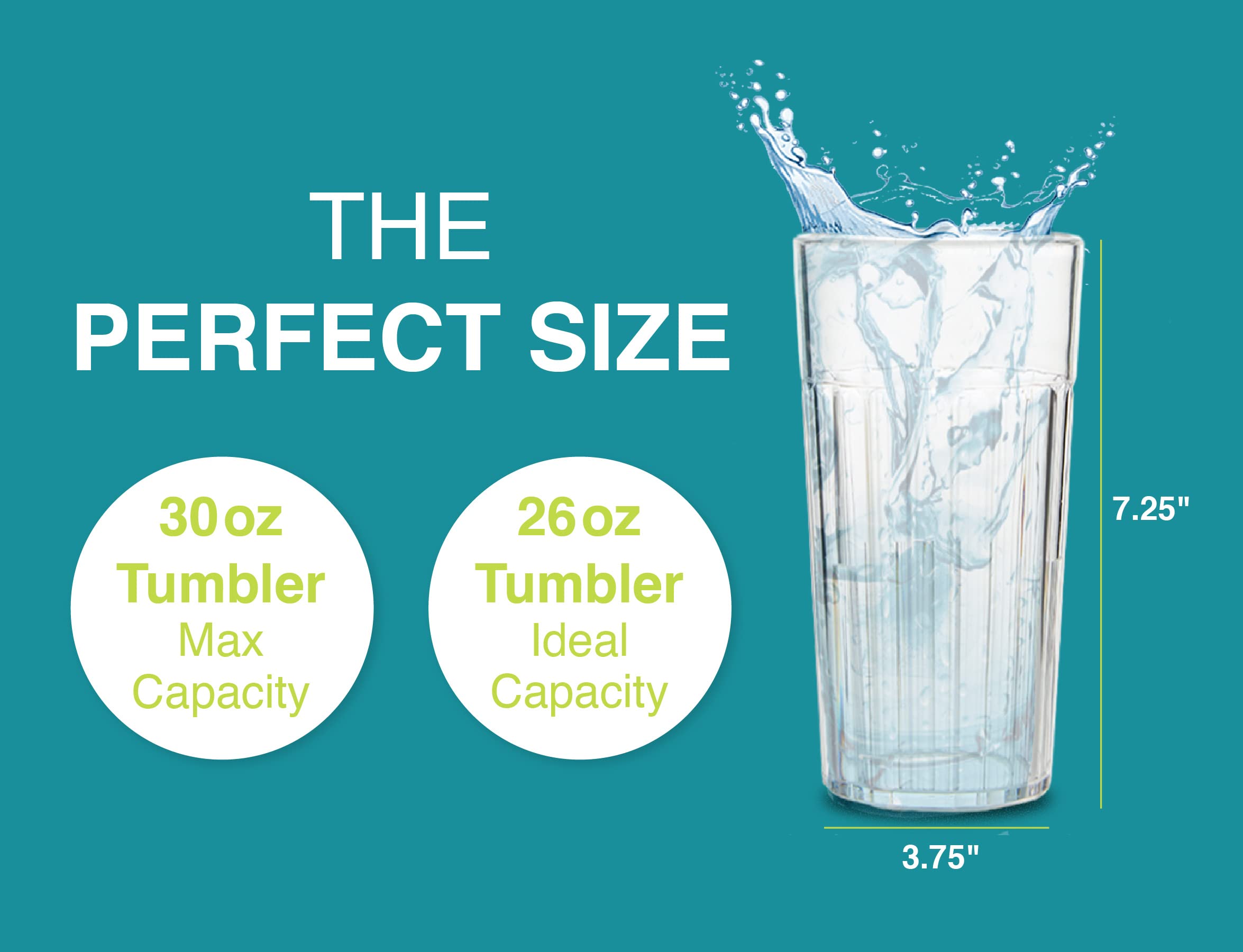Foto 7 | Vaso De Plástico Arrow Home Products  900 Ml (juego De 6)  Transparente - Venta Internacional.