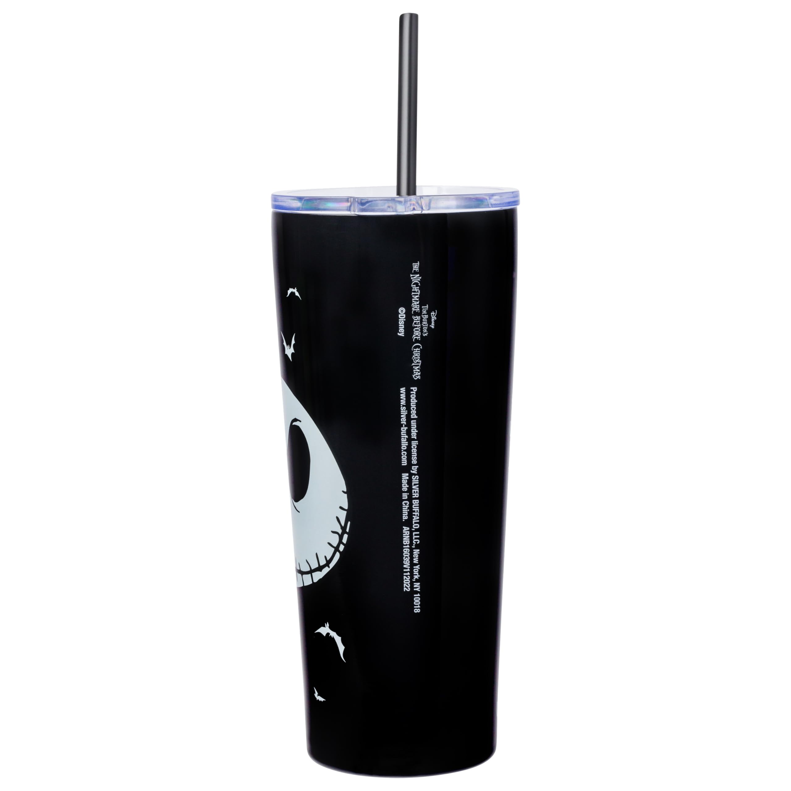 Foto 3 pulgar | Vaso Plateado Buffalo Disney Nightmare Before Christmas  650 Ml - Venta Internacional.