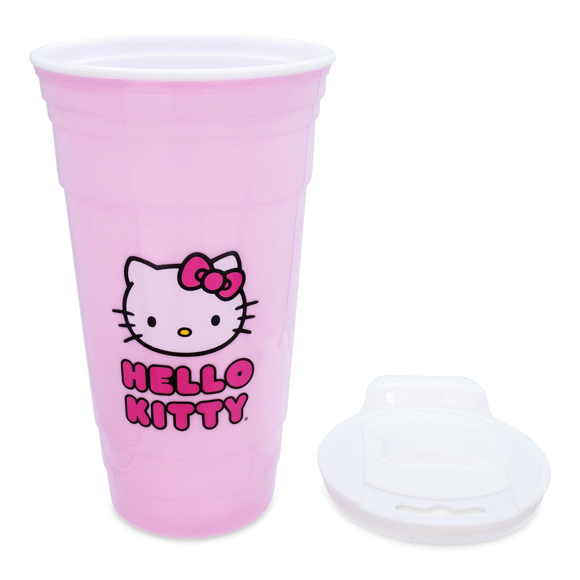 Foto 3 | Vaso De Viaje Plateado Buffalo Sanrio Hello Kitty 960 Ml - Venta Internacional.