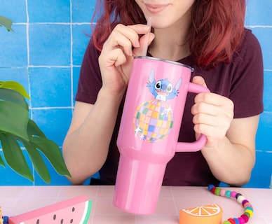 Foto 2 | Vaso Plateado Buffalo Disney Lilo And Stitch De Acero Inoxidable De 1 2 L - Venta Internacional.