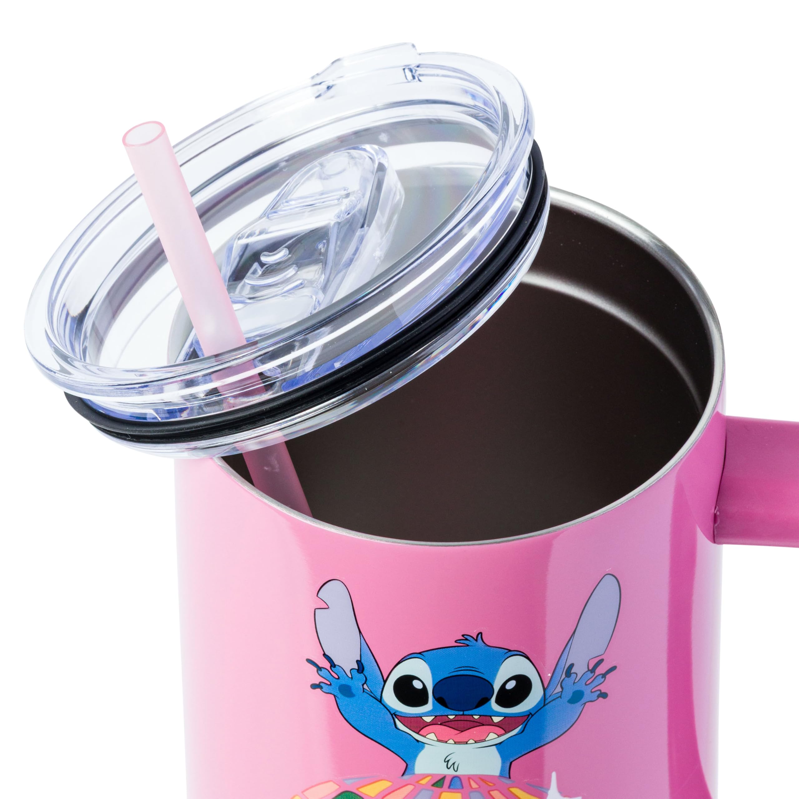 Foto 4 pulgar | Vaso Plateado Buffalo Disney Lilo And Stitch De Acero Inoxidable De 1 2 L - Venta Internacional.