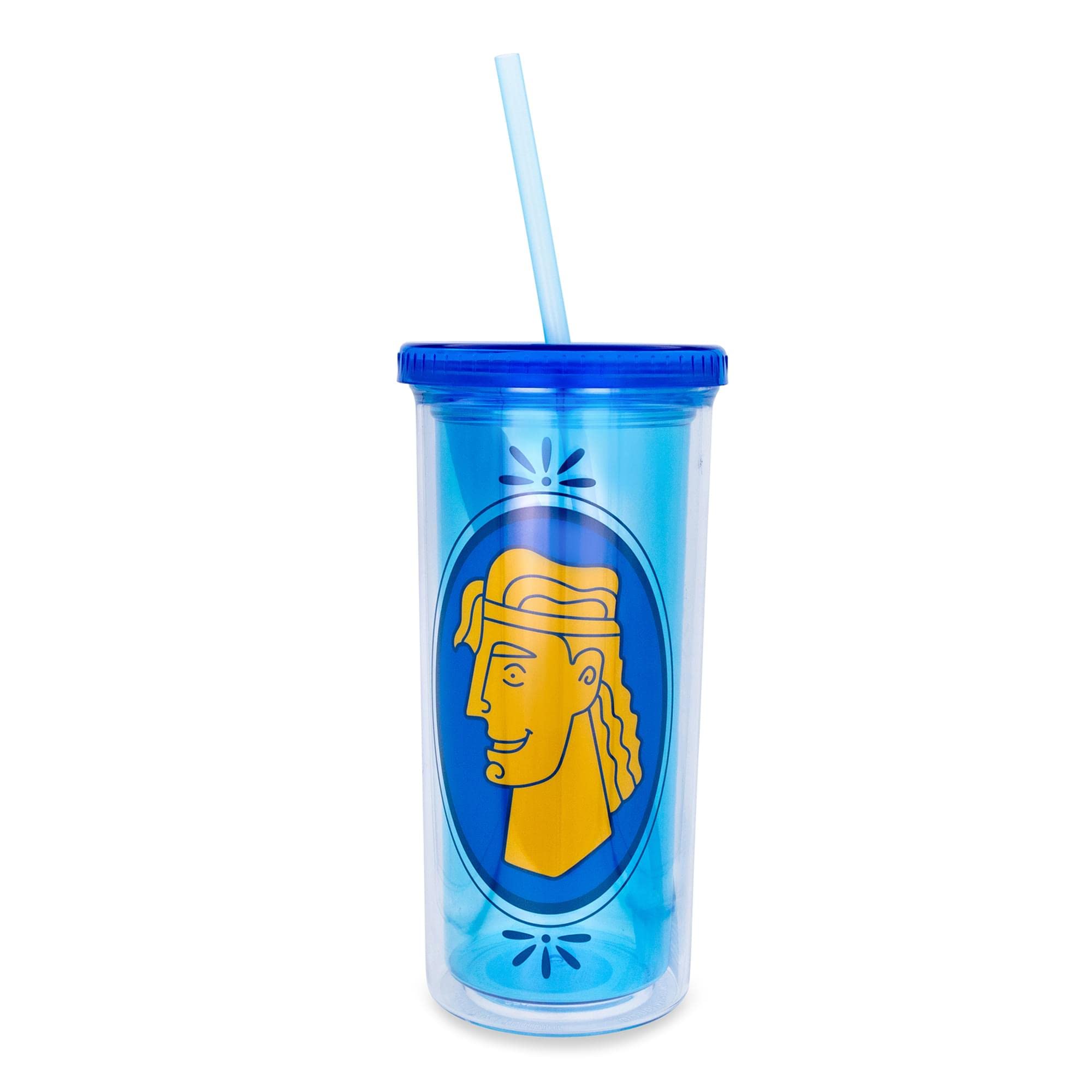 Foto 2 | Vaso De Viaje Plateado Buffalo Disney Hercules 600 Ml - Venta Internacional.