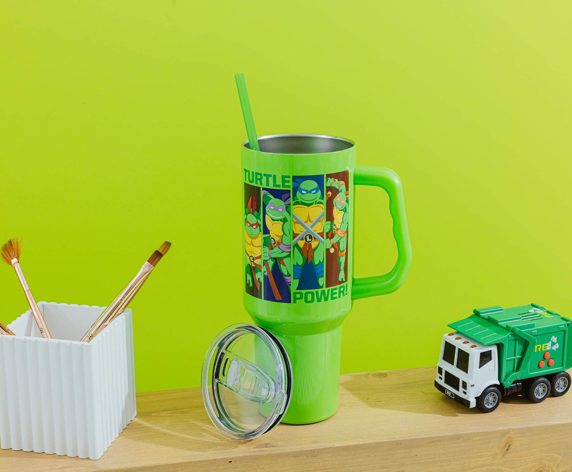 Foto 3 pulgar | Vaso Plateado Buffalo Teenage Mutant Ninja Turtles 1.2 L - Venta Internacional.