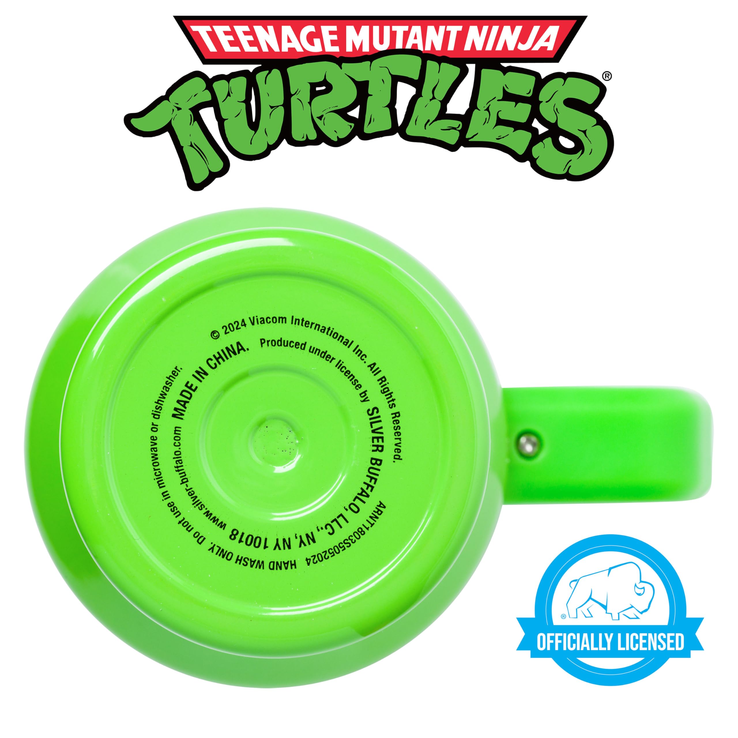 Foto 6 | Vaso Plateado Buffalo Teenage Mutant Ninja Turtles 1.2 L - Venta Internacional.