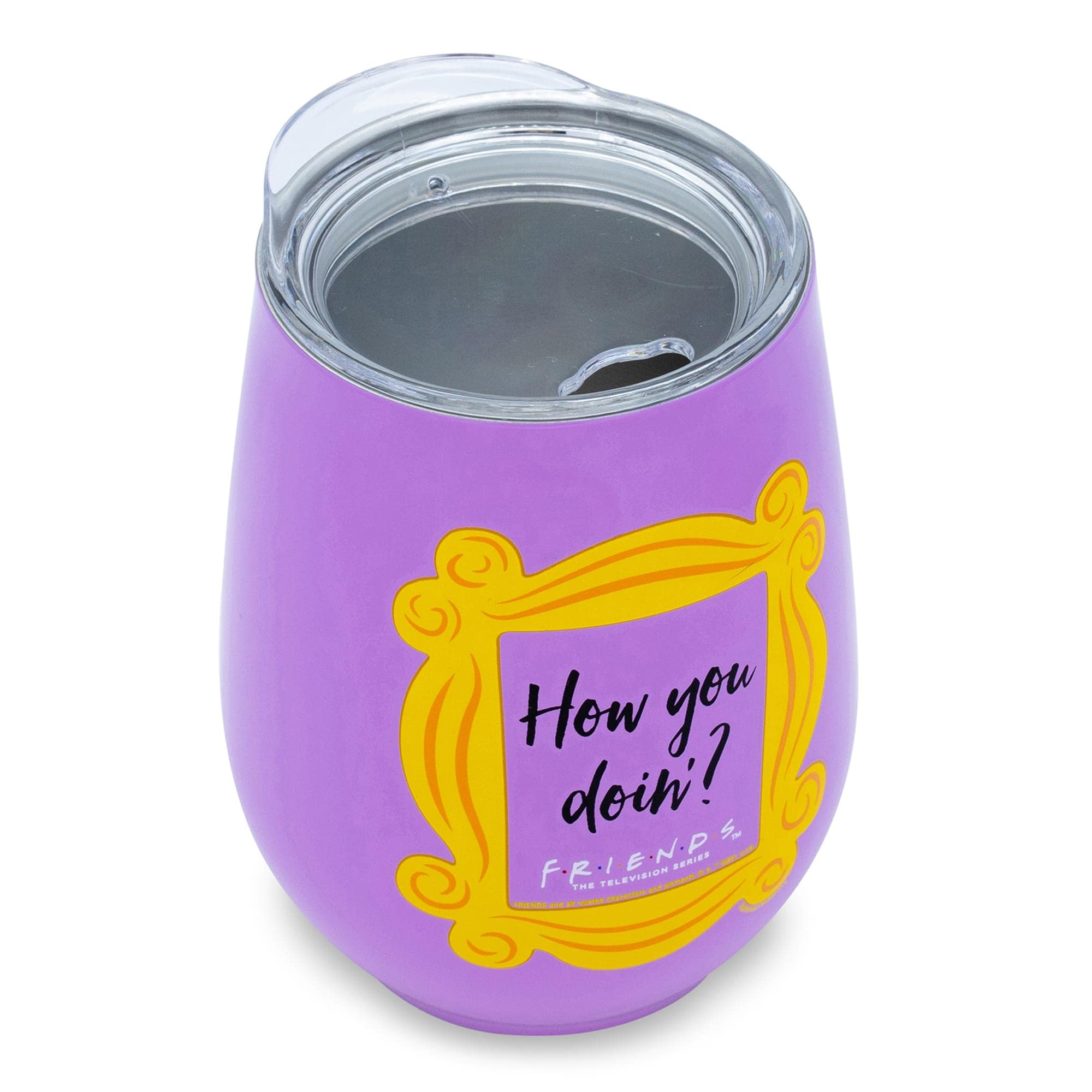 Foto 3 pulgar | Vaso Sin Tallo Silver Buffalo Friends How You Doin  300 Ml - Venta Internacional.