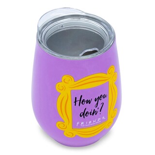 Foto 2 | Vaso Sin Tallo Silver Buffalo Friends How You Doin 300 Ml - Venta Internacional.