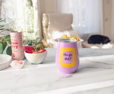 Foto 7 | Vaso Sin Tallo Silver Buffalo Friends How You Doin 300 Ml - Venta Internacional.