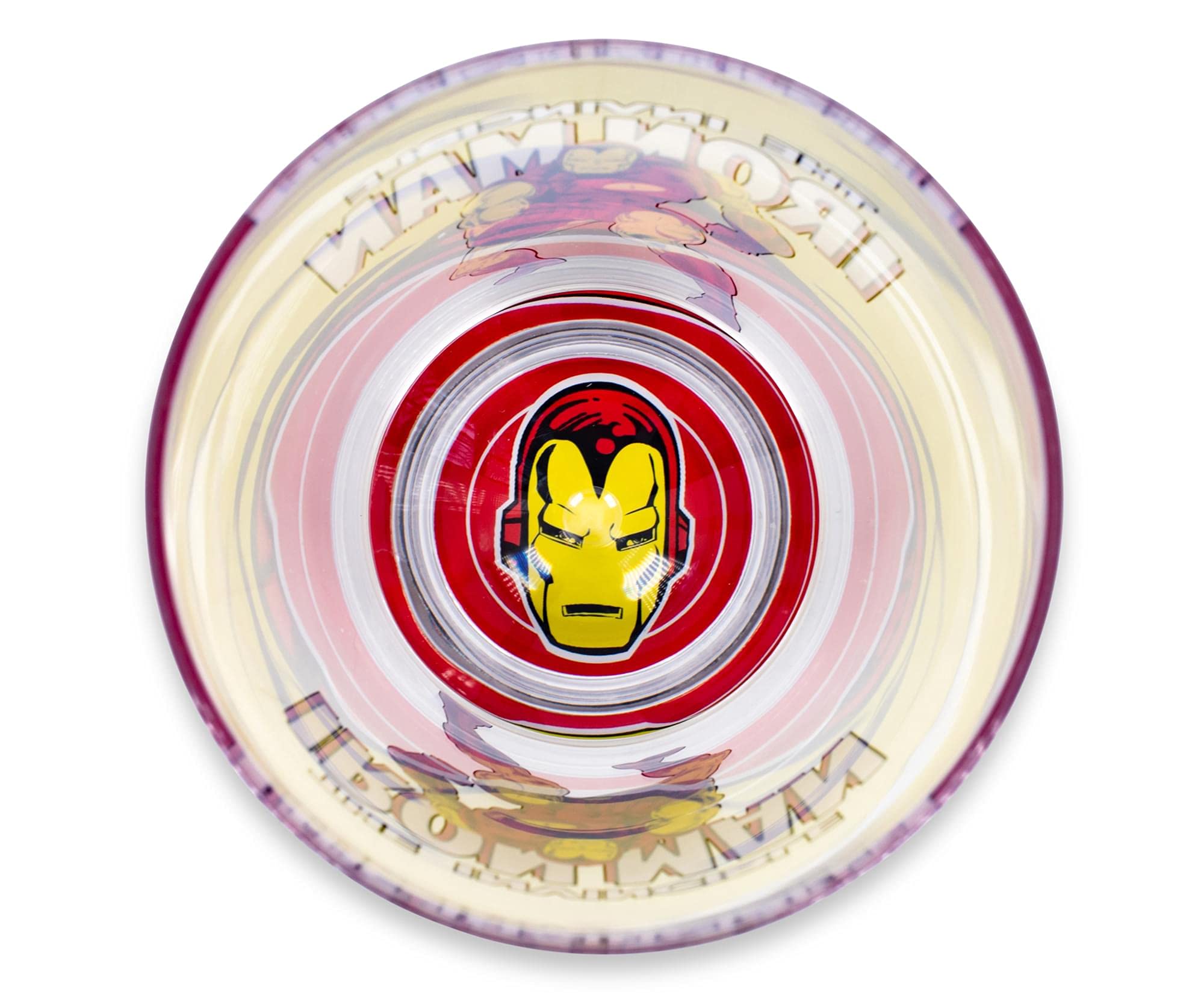 Foto 4 pulgar | Vaso Iron Man Marvel Retro De Acrílico Irrompible  480 Ml - Venta Internacional.