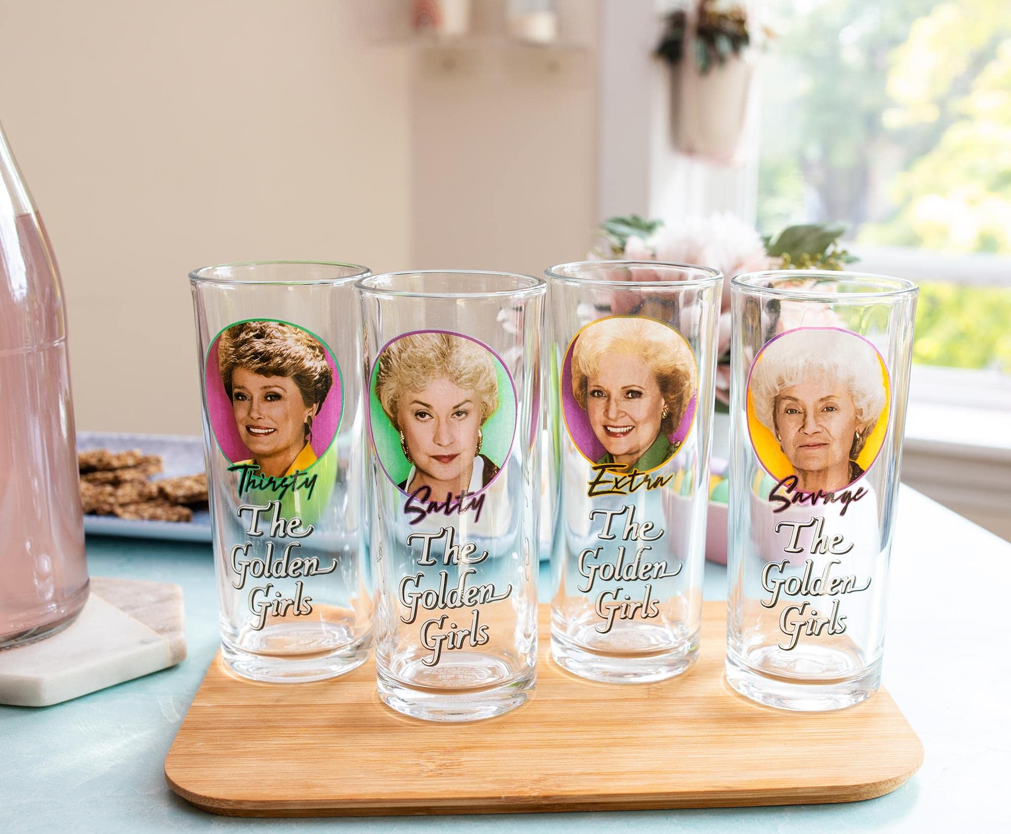 Foto 3 | Vasos Silver Buffalo The Golden Girls  300 Ml  Paquete De 4 - Venta Internacional.