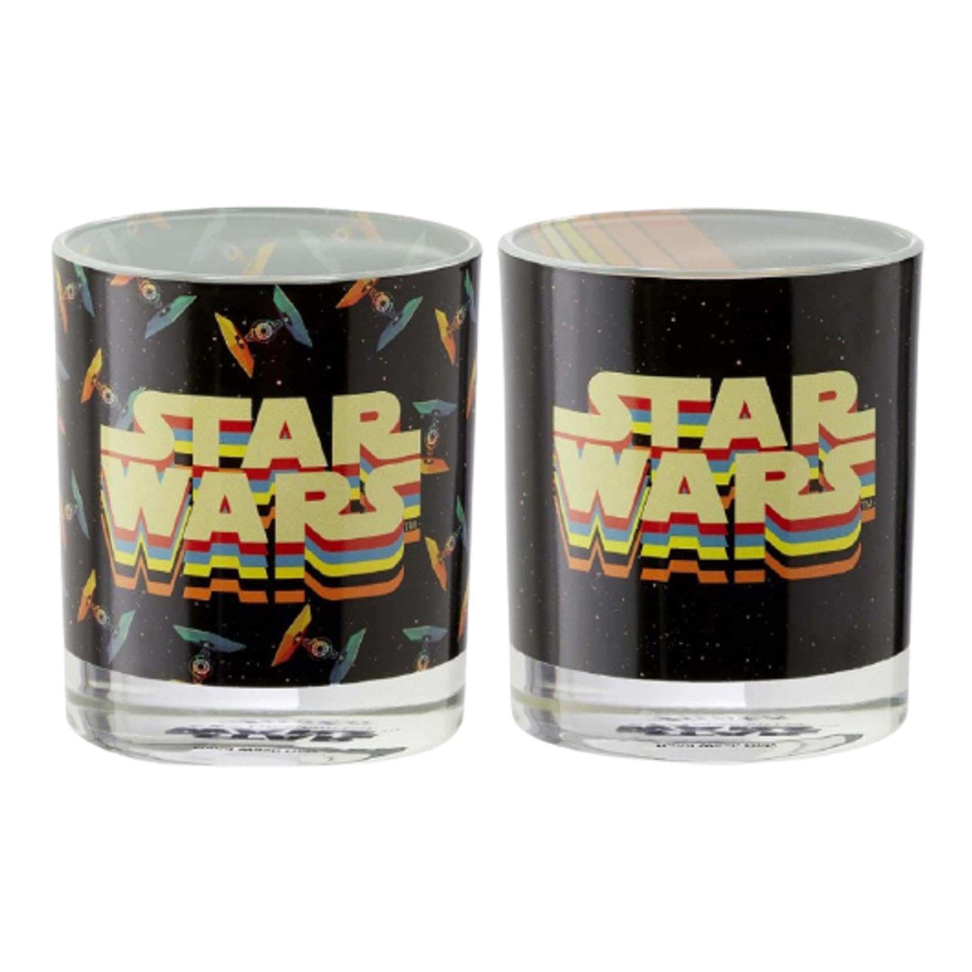 Foto 2 pulgar | Vaso De Cristal Con Tema Retro De Star Wars Funko  Paquete De 2 Unidades - Venta Internacional.