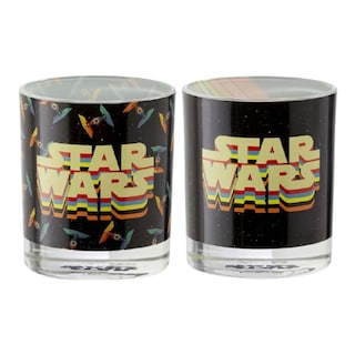 Foto 2 | Vaso De Cristal Con Tema Retro De Star Wars Funko Paquete De 2 Unidades - Venta Internacional.