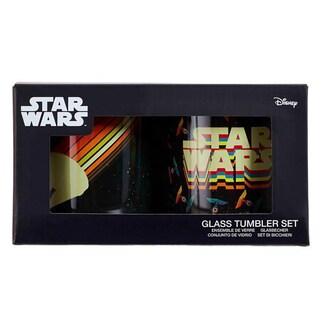 Foto 4 | Vaso De Cristal Con Tema Retro De Star Wars Funko Paquete De 2 Unidades - Venta Internacional.