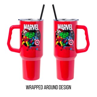 Foto 3 | Vaso Plateado Buffalo Marvel Avengers De Acero Inoxidable De 1 2 L - Venta Internacional.