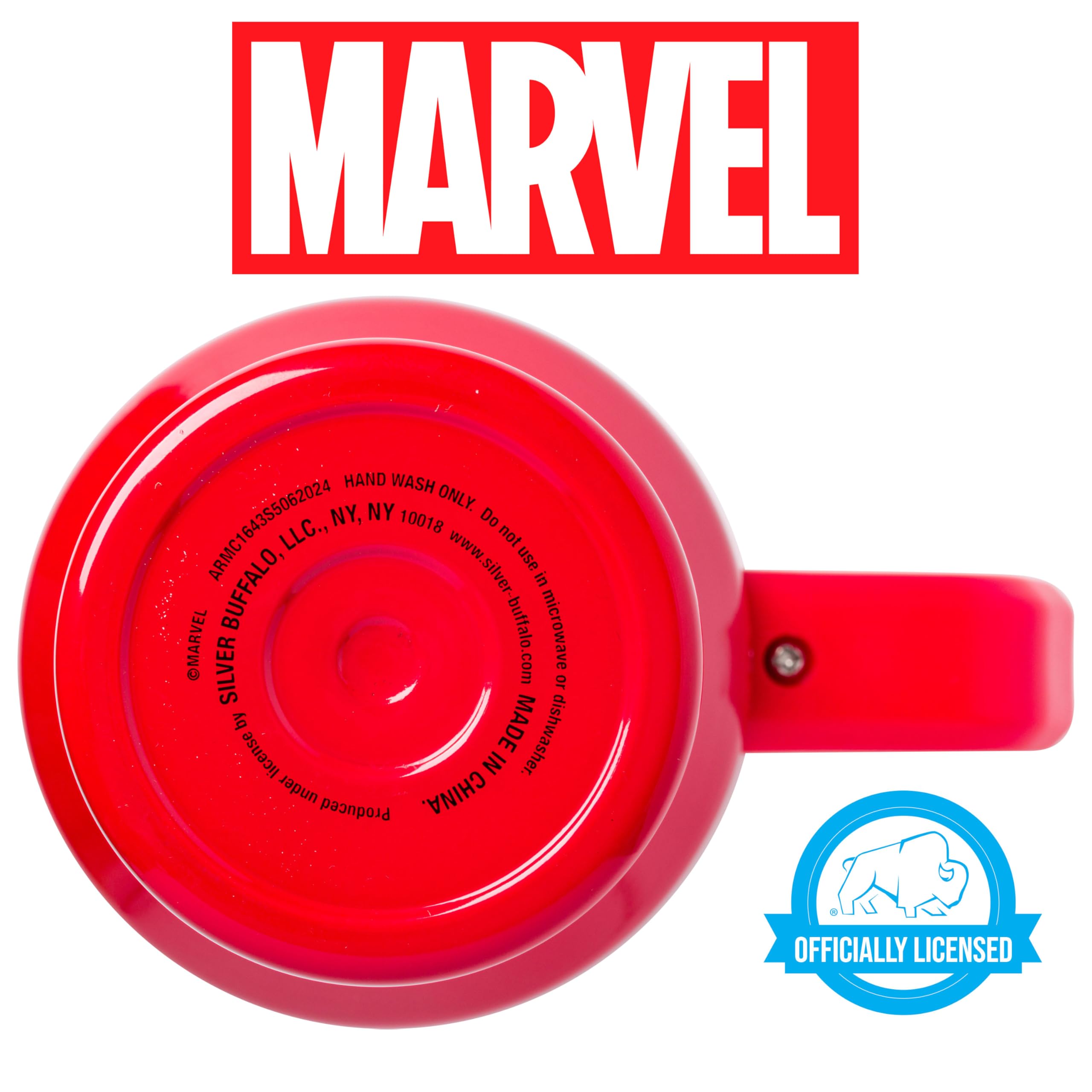 Foto 7 pulgar | Vaso Plateado Buffalo Marvel Avengers De Acero Inoxidable De 1 2 L - Venta Internacional.