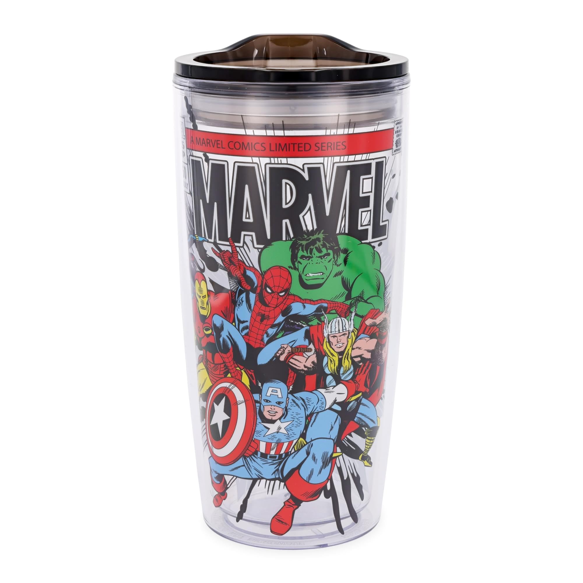 Foto 1 | Vaso De Viaje Plateado Buffalo Marvel Avengers  600 Ml - Venta Internacional.