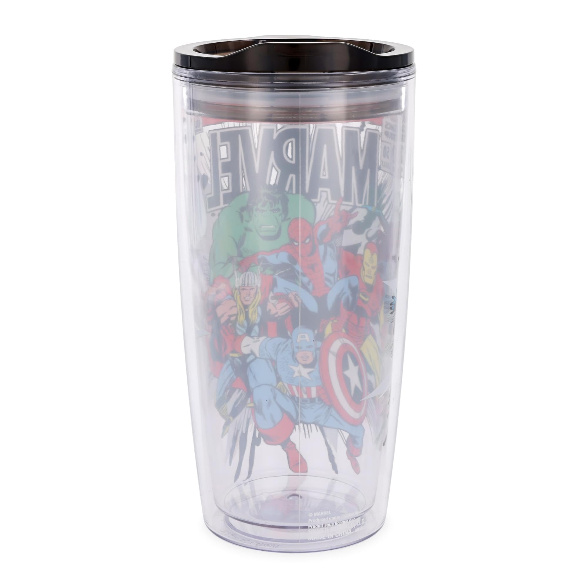 Foto 3 pulgar | Vaso De Viaje Plateado Buffalo Marvel Avengers  600 Ml - Venta Internacional.