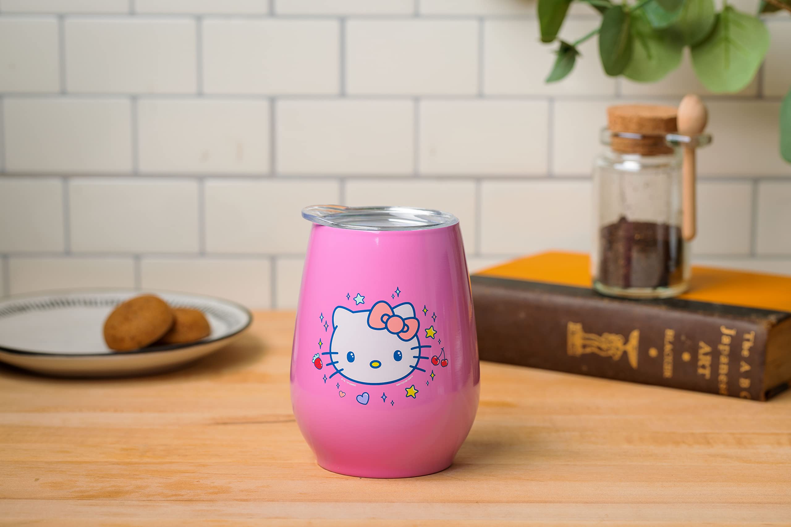 Foto 3 pulgar | Vaso Sin Tallo Silver Buffalo Sanrio Hello Kitty 300 Ml - Venta Internacional.