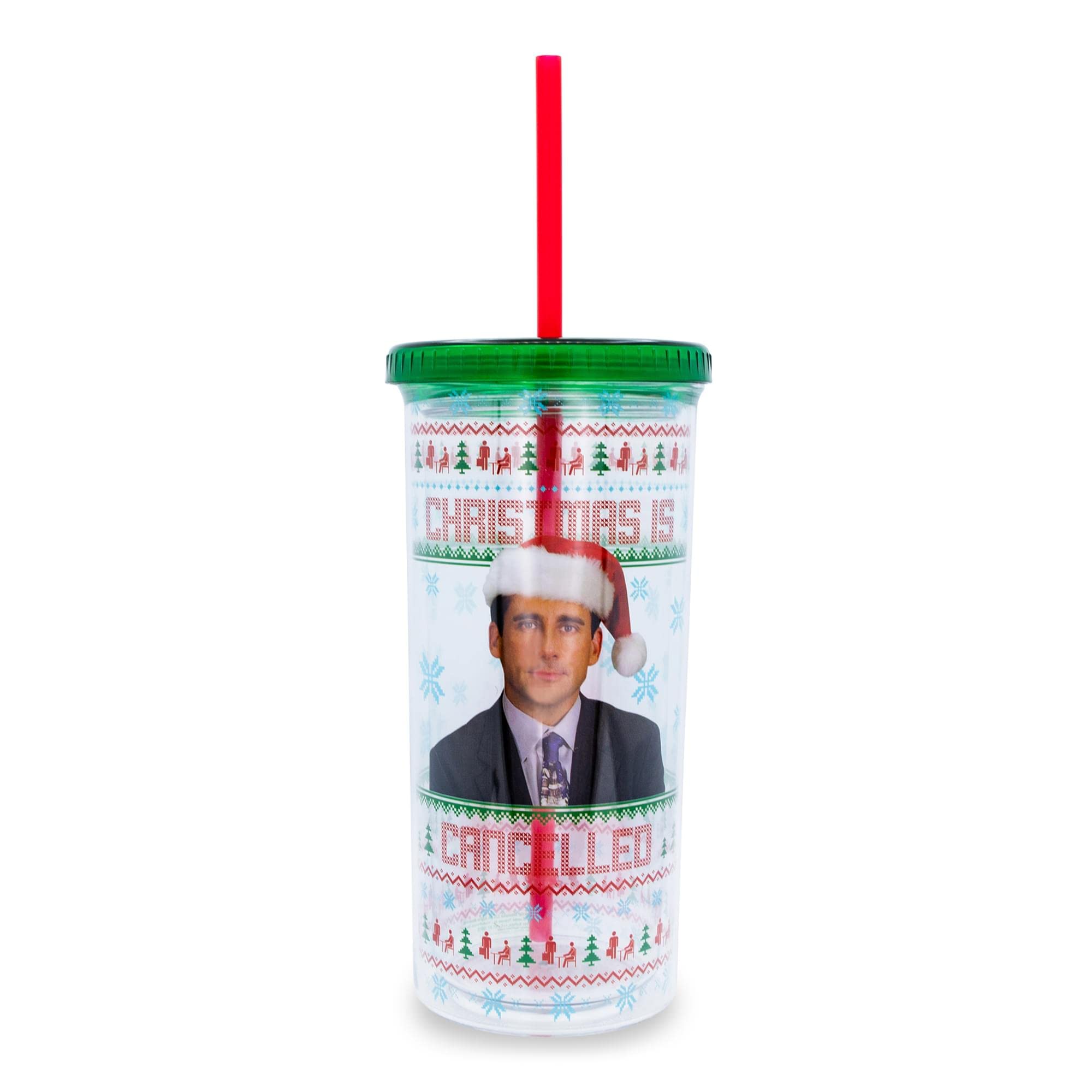 Foto 1 | Vaso Carnival Cold Cup Plateado Buffalo The Office  20 Ml - Venta Internacional.
