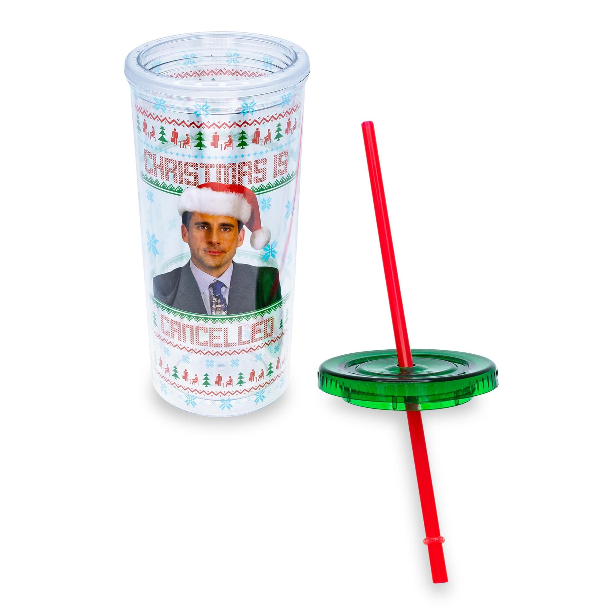 Foto 3 | Vaso Carnival Cold Cup Plateado Buffalo The Office  20 Ml - Venta Internacional.