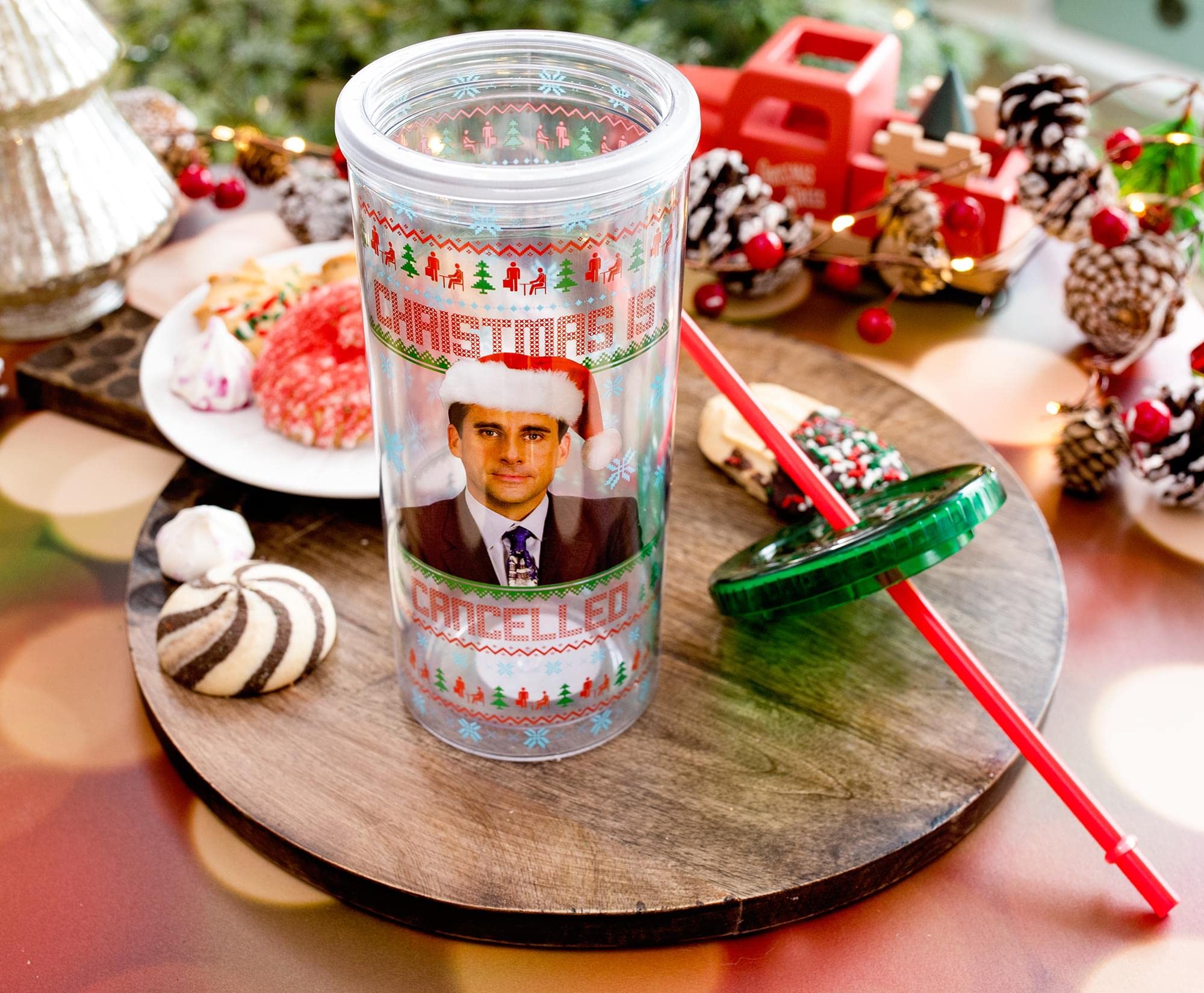 Foto 7 pulgar | Vaso Carnival Cold Cup Plateado Buffalo The Office  20 Ml - Venta Internacional.