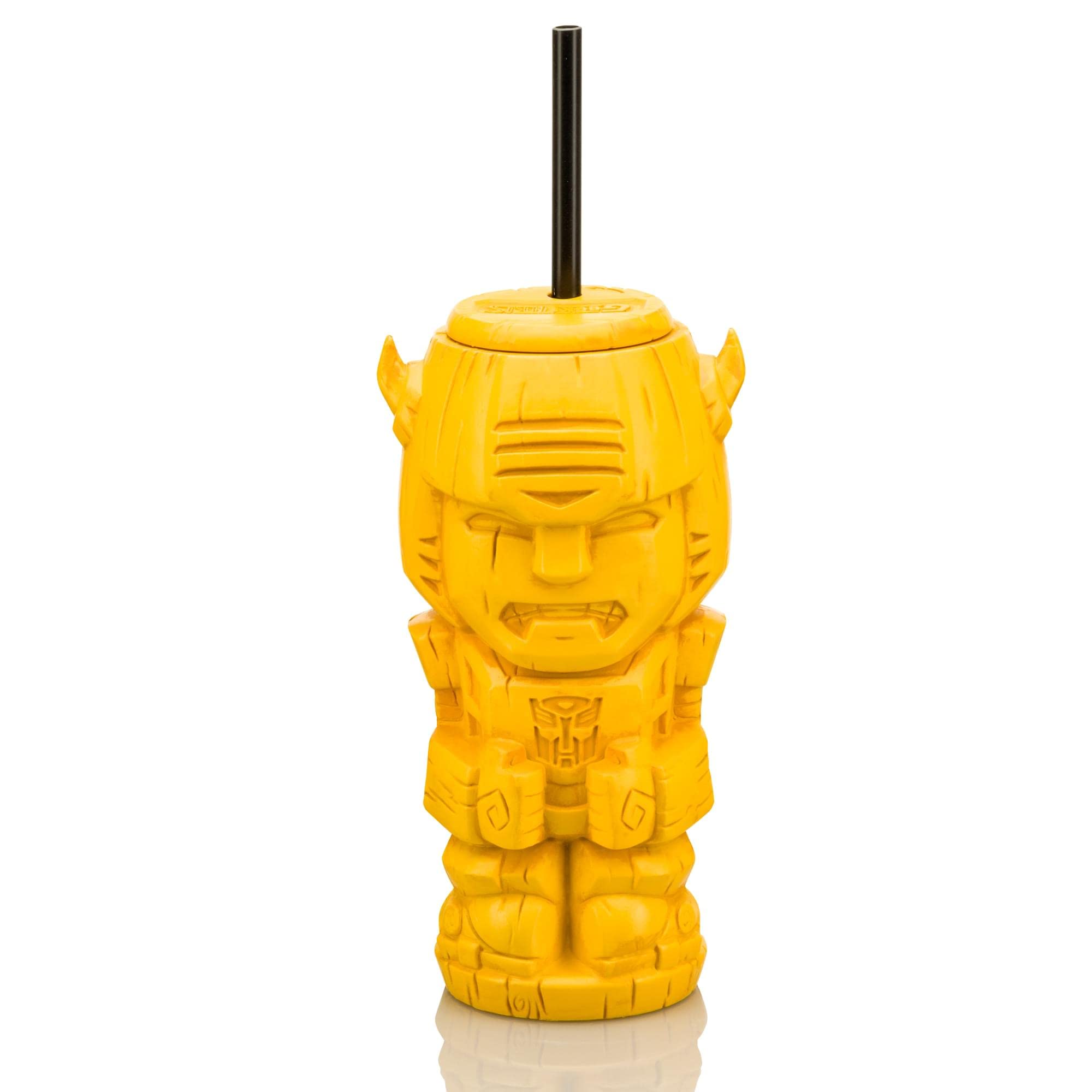 Foto 2 pulgar | Vaso Transformers Geeki Tikis Bumblebee De 750 Ml Con Pajita - Venta Internacional.