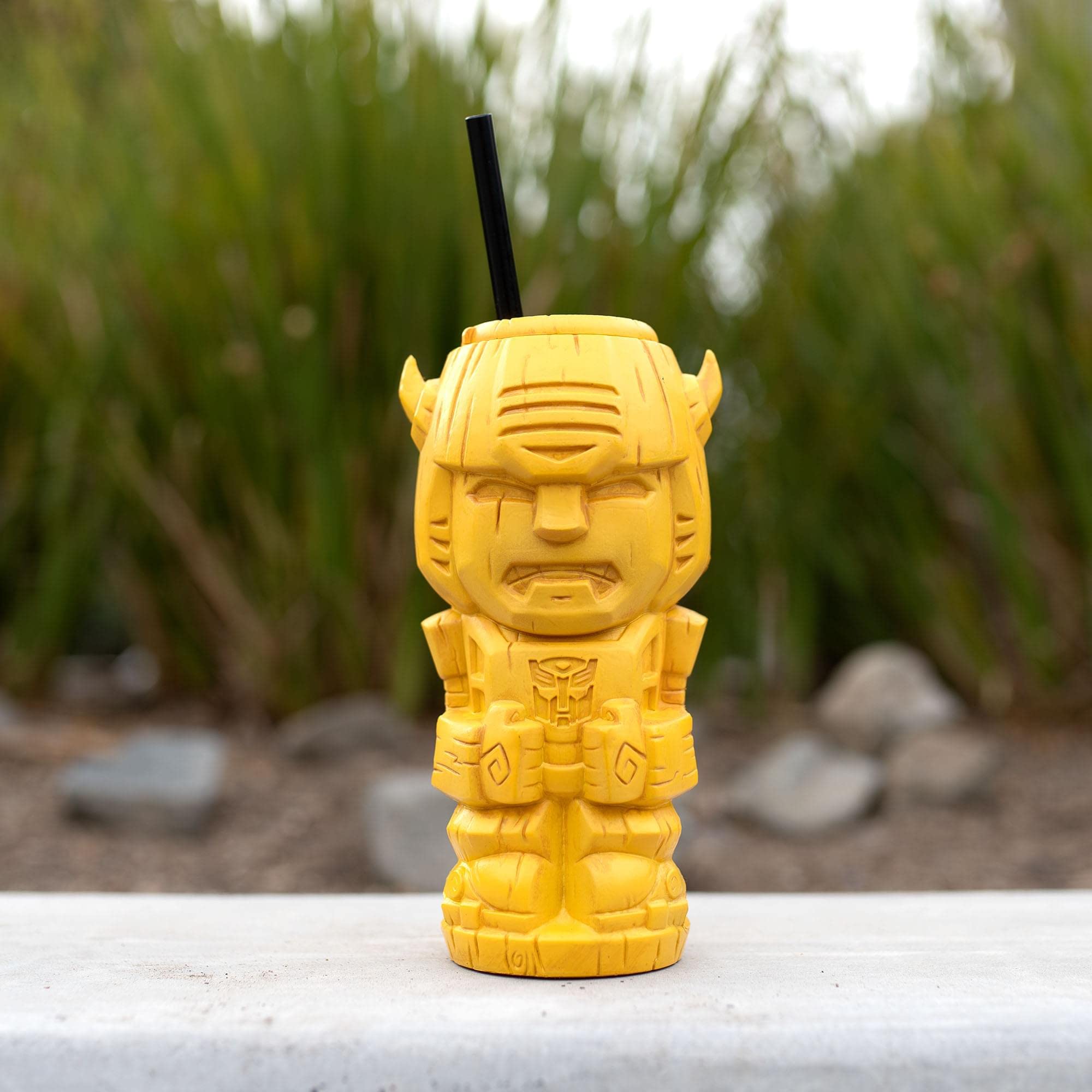 Foto 7 pulgar | Vaso Transformers Geeki Tikis Bumblebee De 750 Ml Con Pajita - Venta Internacional.
