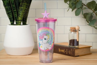 Foto 3 | Vaso Para Bebidas Frías Silver Buffalo My Little Pony Starshine 700 Ml - Venta Internacional.