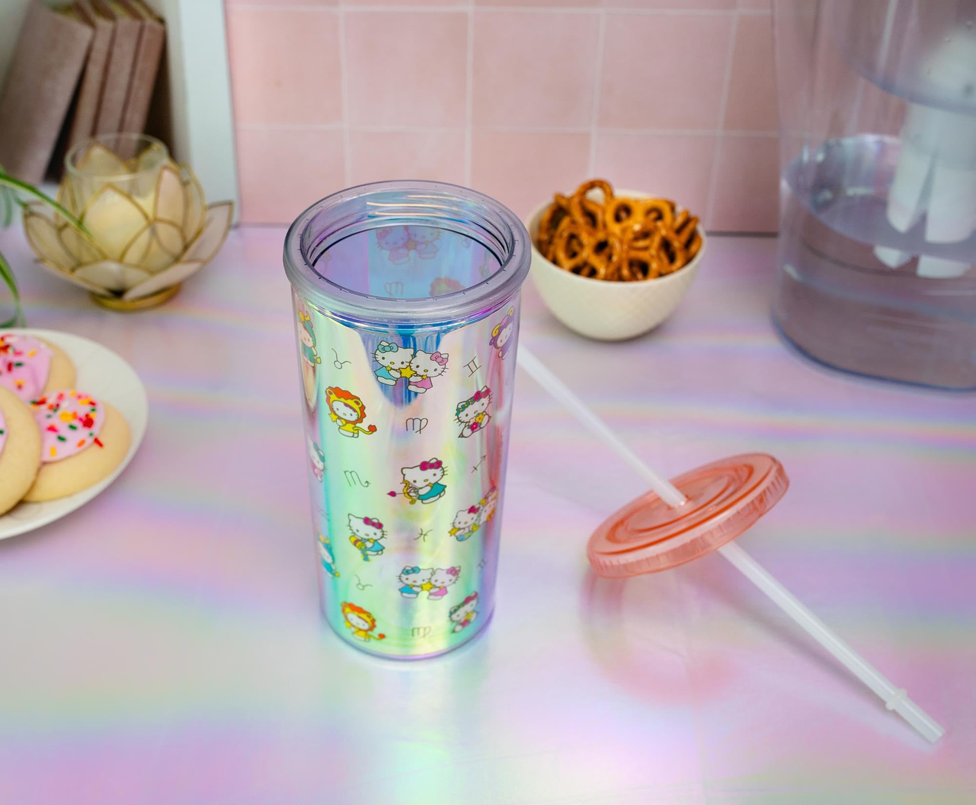 Foto 5 pulgar | Copa Carnival Silver Buffalo Sanrio Hello Kitty Zodiac 590 Ml - Venta Internacional.