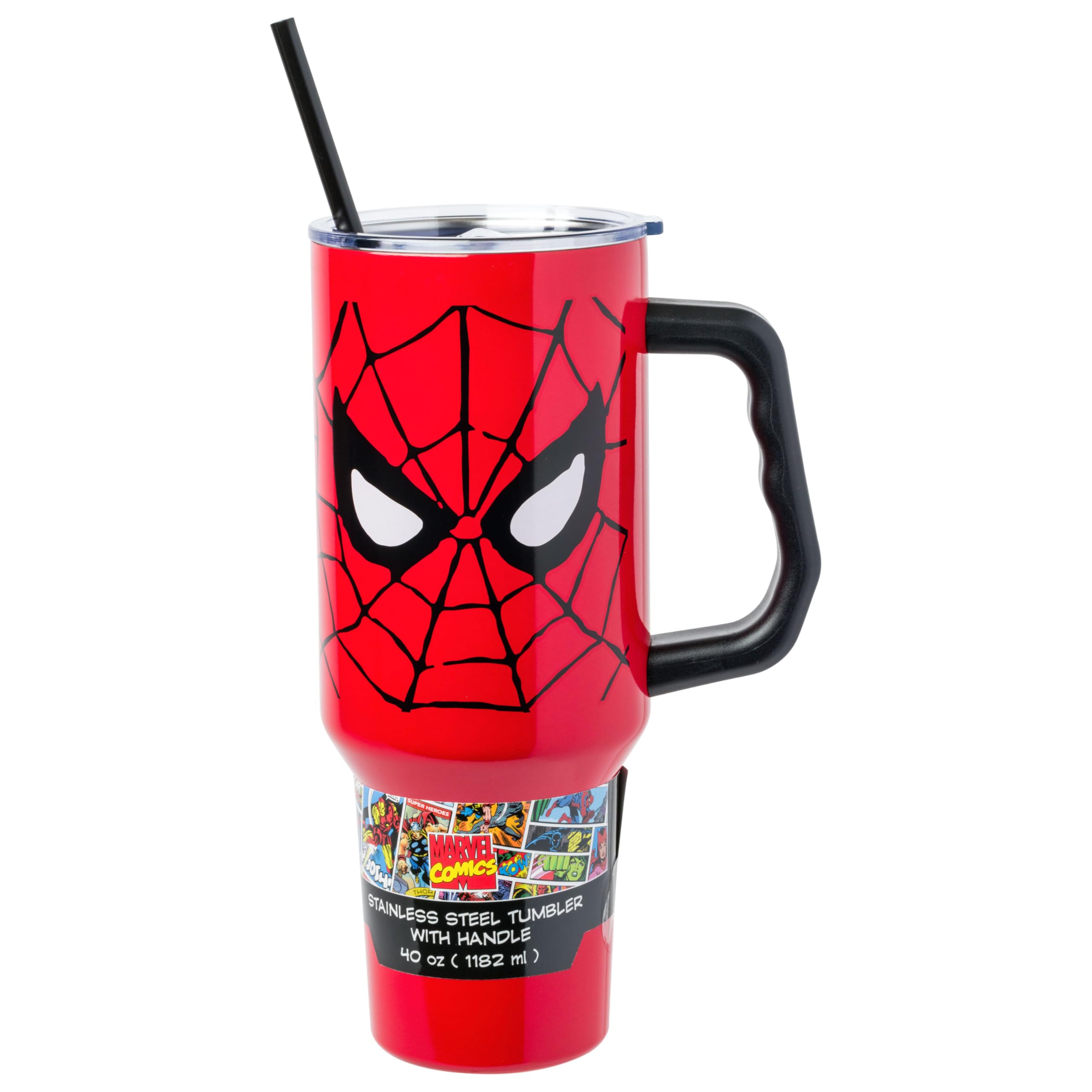 Foto 2 pulgar | Vaso Plateado Buffalo Marvel Avengers Spider-man 1.2 L - Venta Internacional.