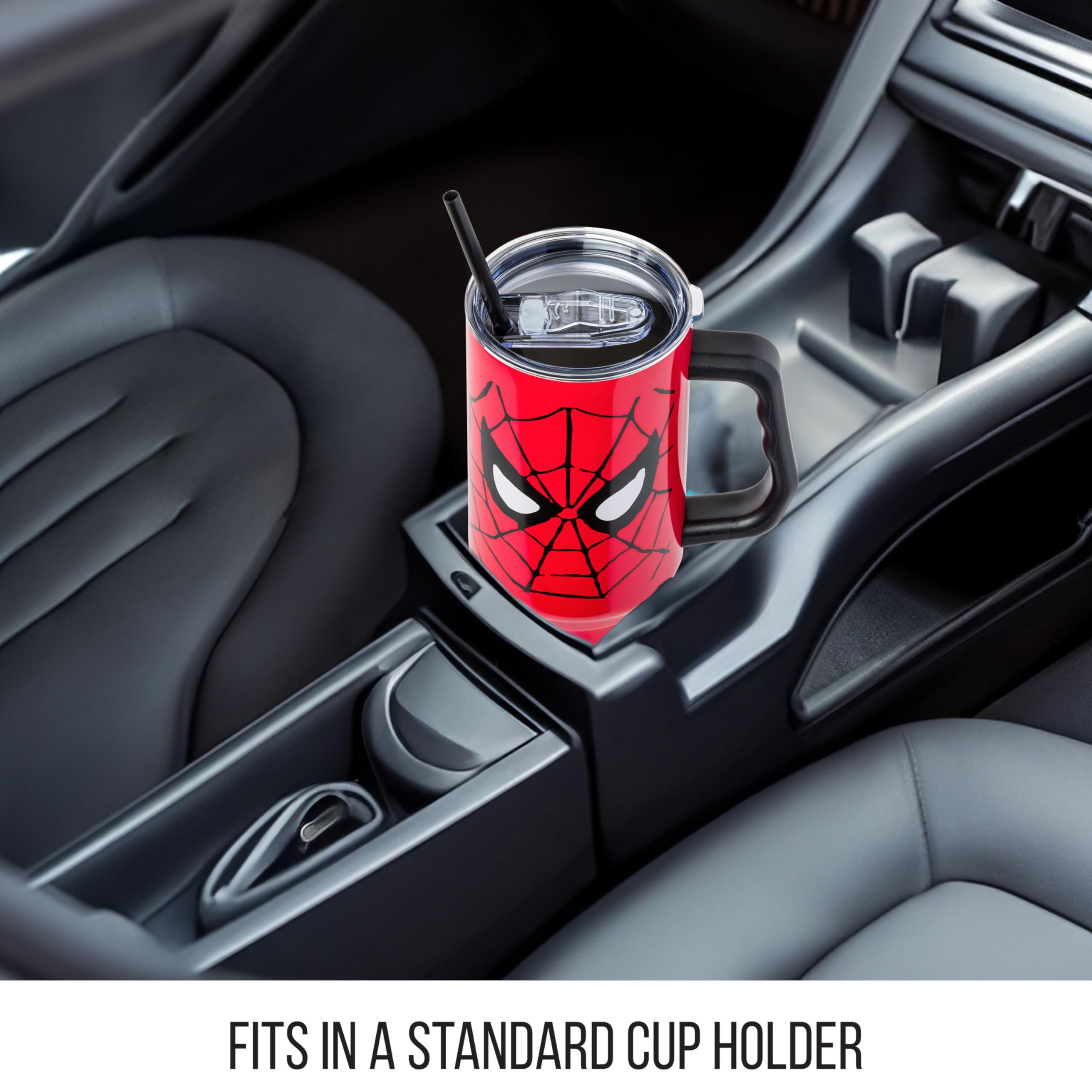 Foto 4 pulgar | Vaso Plateado Buffalo Marvel Avengers Spider-man 1.2 L - Venta Internacional.