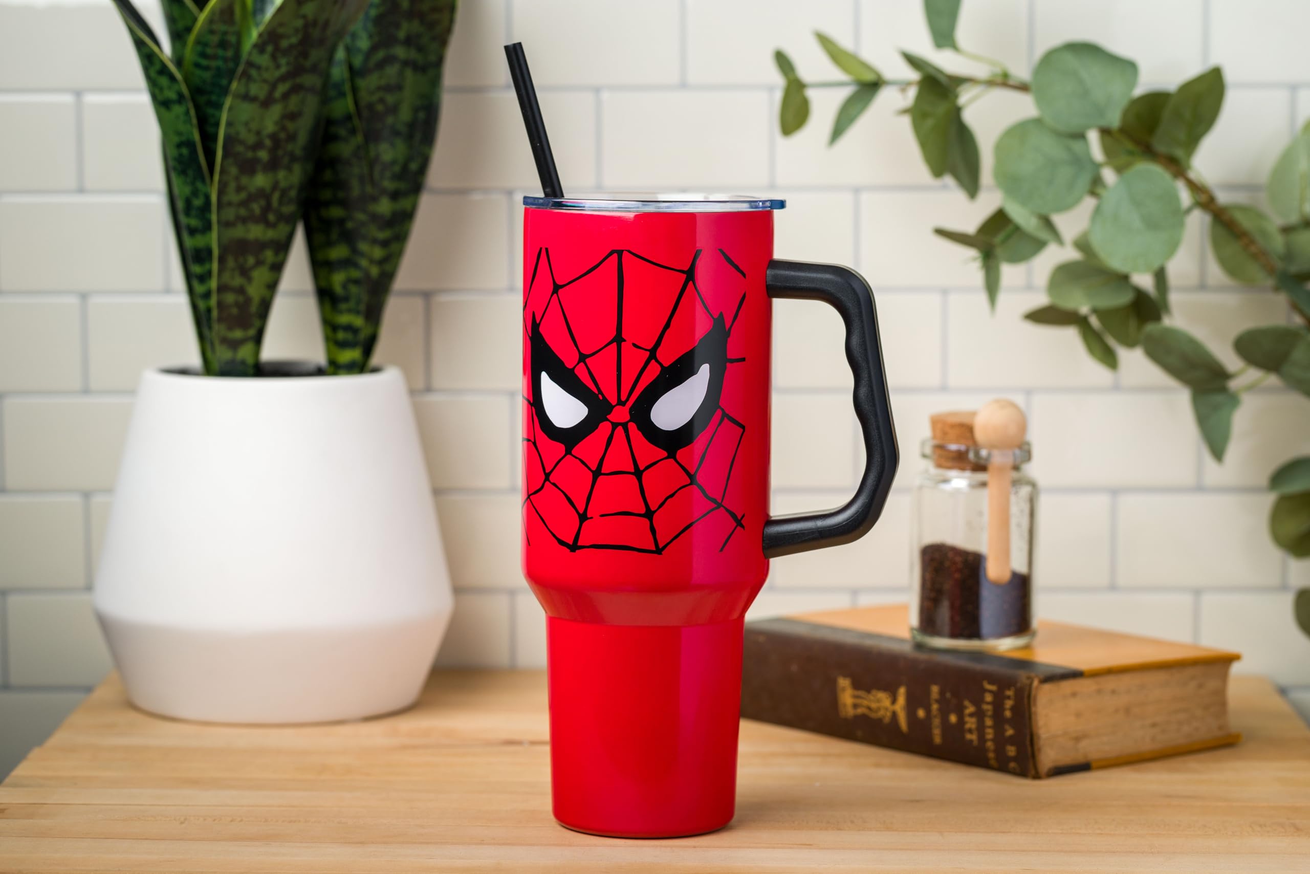 Foto 5 | Vaso Plateado Buffalo Marvel Avengers Spider-man 1.2 L - Venta Internacional.