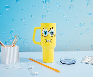 Foto 2 | Vaso Silver Buffalo Spongebob Squarepants De Acero Inoxidable De 1 2 L - Venta Internacional.