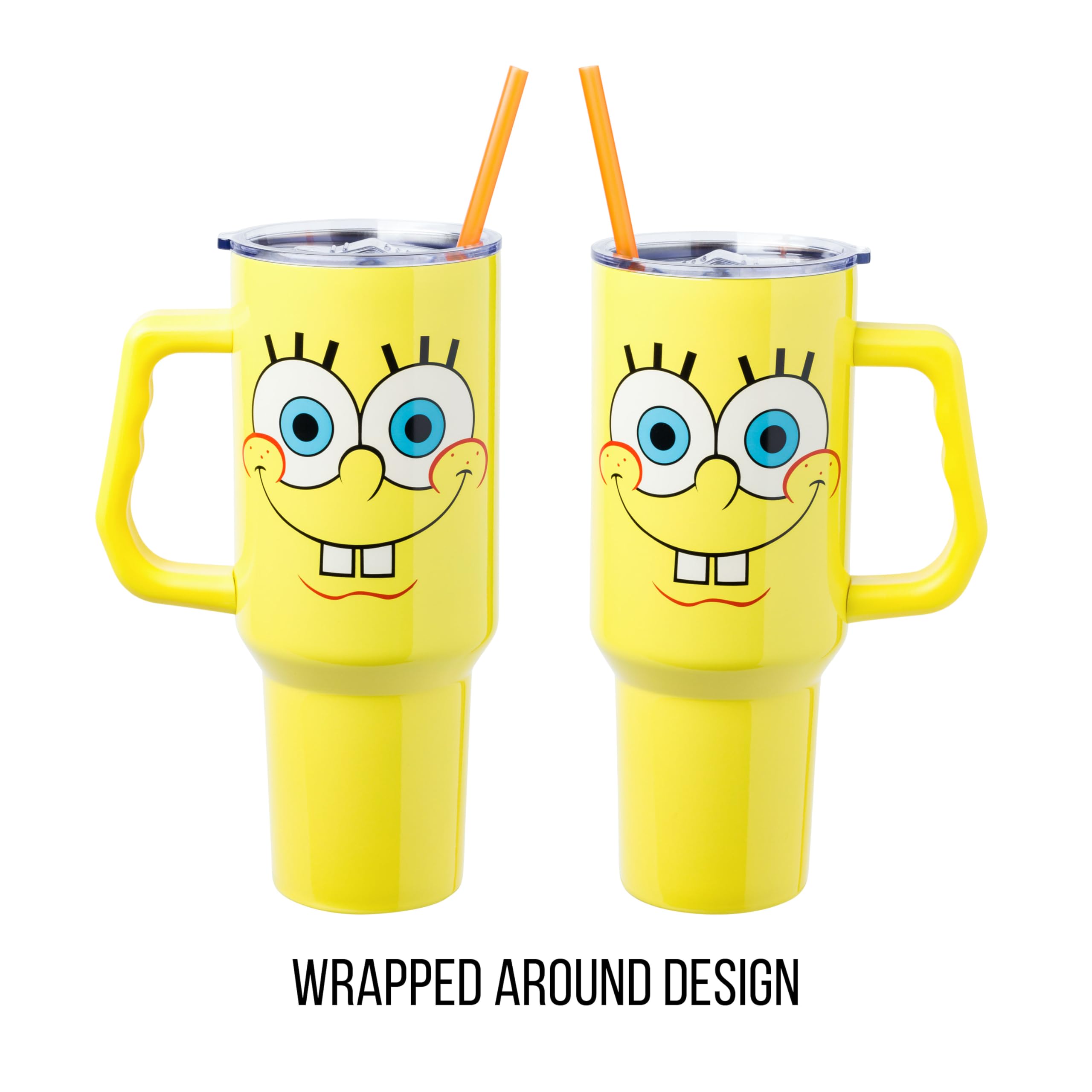 Foto 4 pulgar | Vaso Silver Buffalo Spongebob Squarepants De Acero Inoxidable De 1 2 L - Venta Internacional.