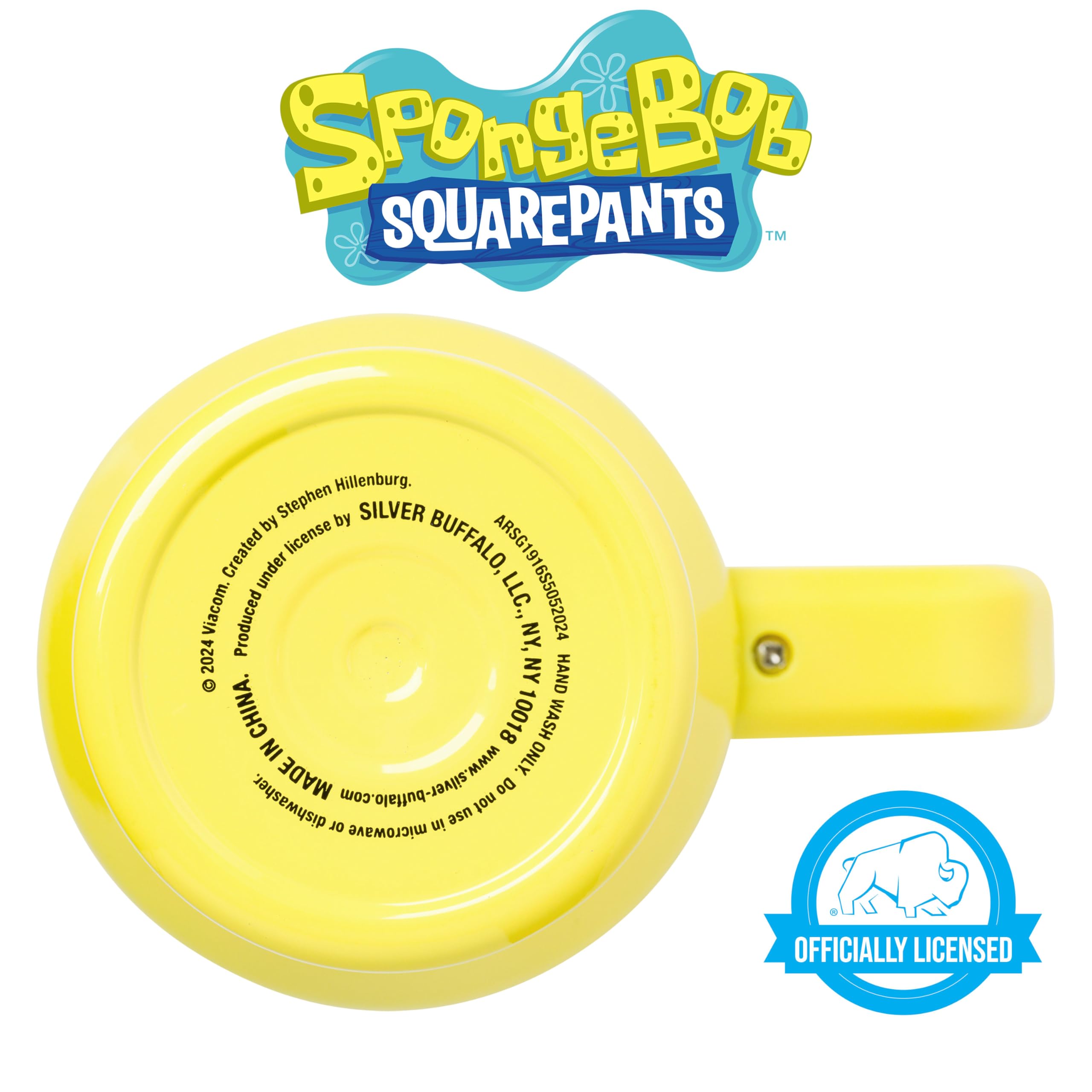 Foto 6 pulgar | Vaso Silver Buffalo Spongebob Squarepants De Acero Inoxidable De 1 2 L - Venta Internacional.