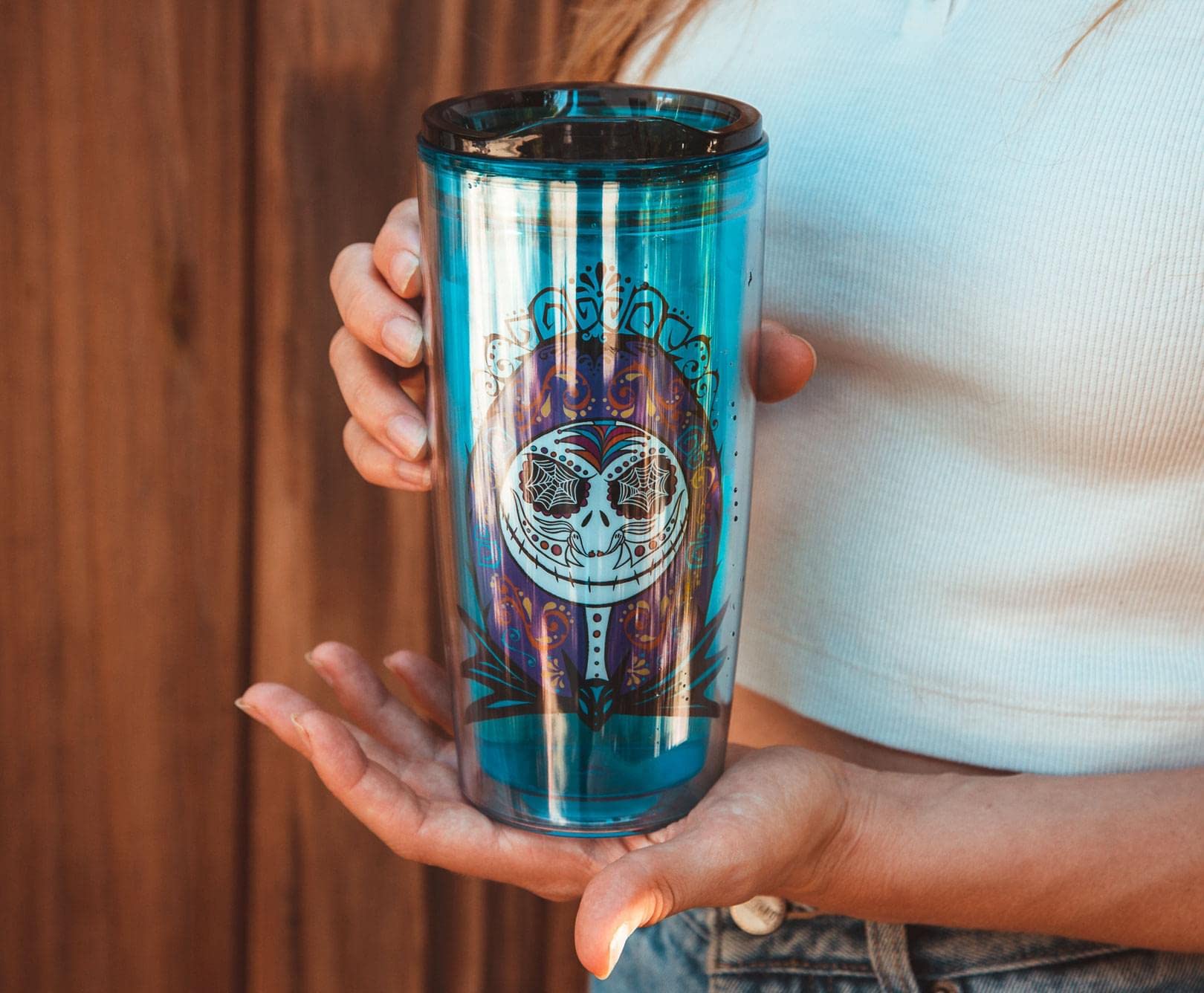 Foto 5 | Vaso De Viaje Toynk Disney Nightmare Before Christmas  600 Ml - Venta Internacional.