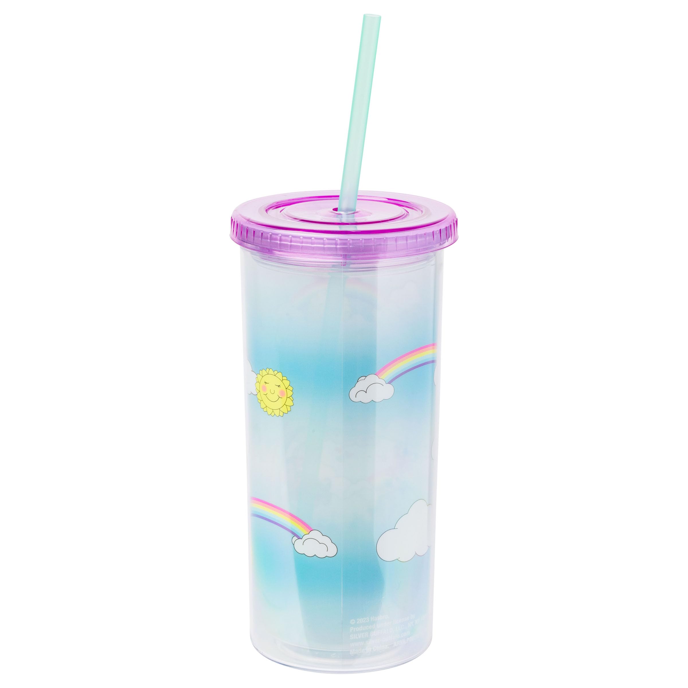 Foto 3 pulgar | Cold Cup Silver Buffalo My Little Pony 590 Ml Con Tapa Y Pajita - Venta Internacional.